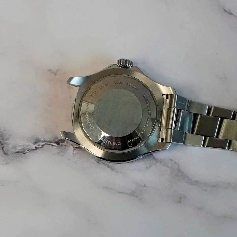 Breitling Superocean Automatic Watch A17376 Chronometer Turquoise Dial 44mm ALL S.S. - Image 13