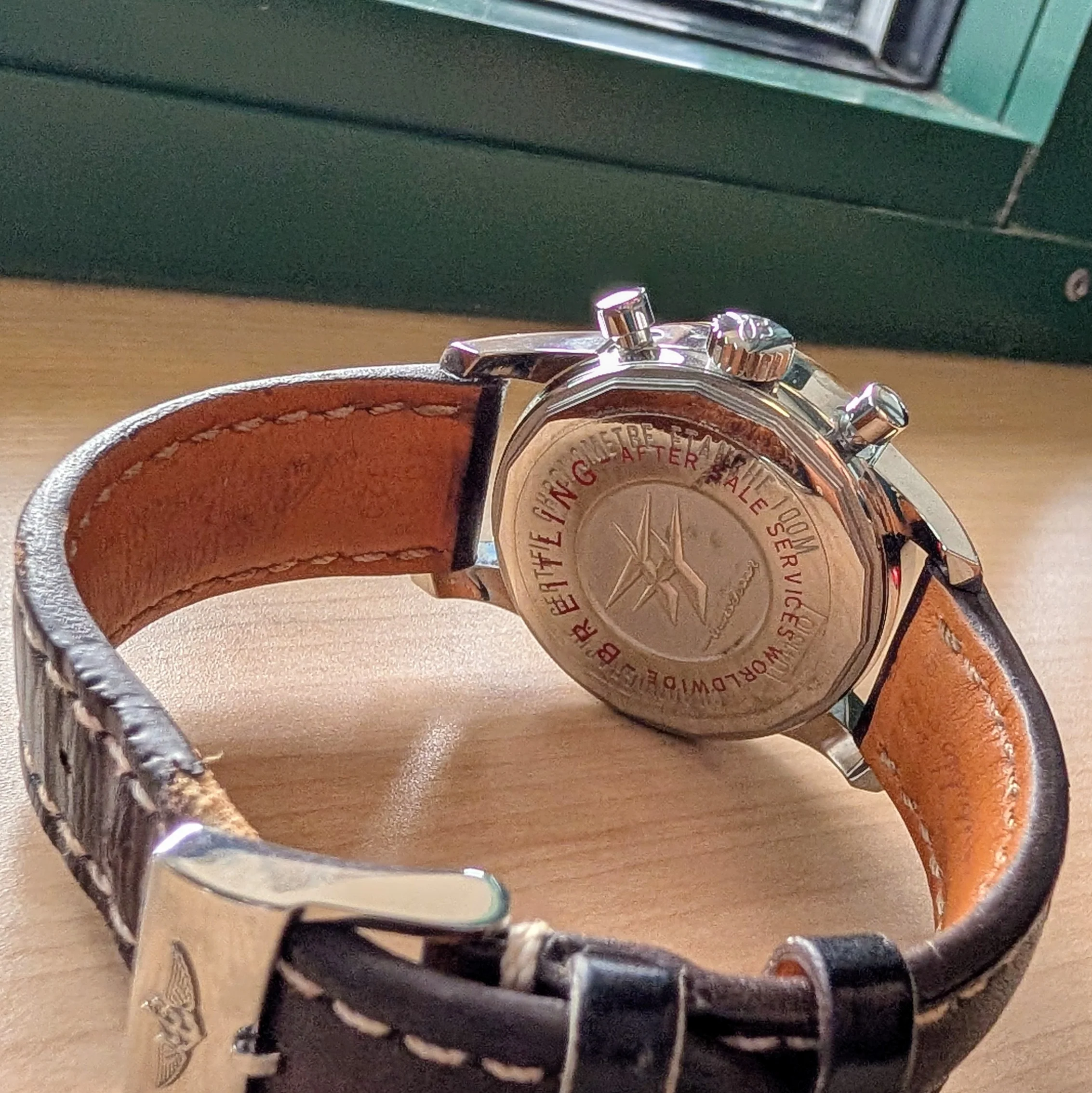 Breitling Transocean Chronograph 38 Watch U41310 Two-Tone Automatic Wristwatch - Image 13