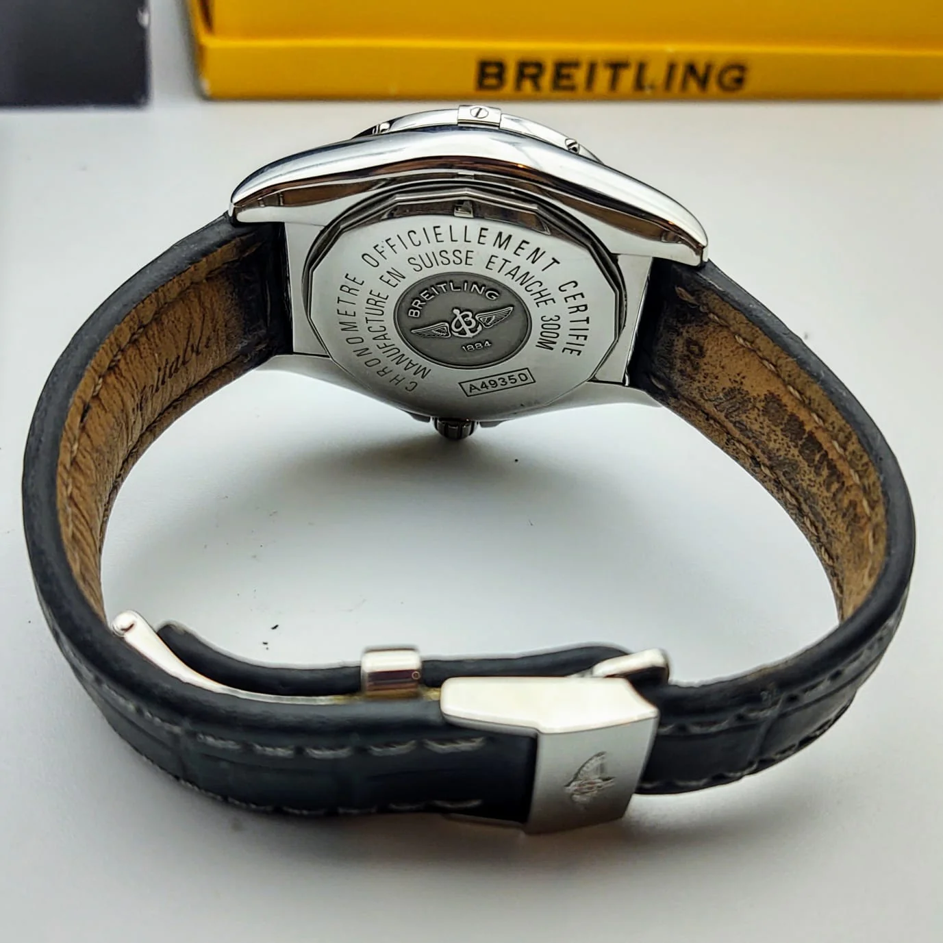 BREITLING Windrider Cockpit Watch Chronometer Officiellement Certifie 300M Wristwatch - Image 11