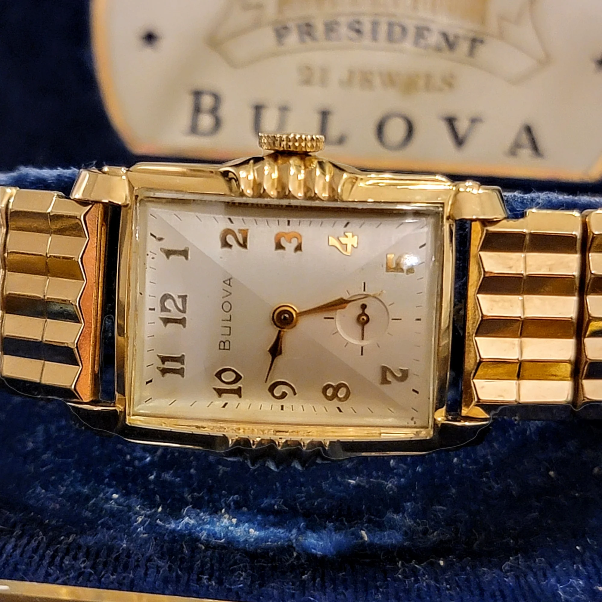 BULOVA 1954 President "A" 21 Jewels Cal. 10BM U.S.A. - Image 12