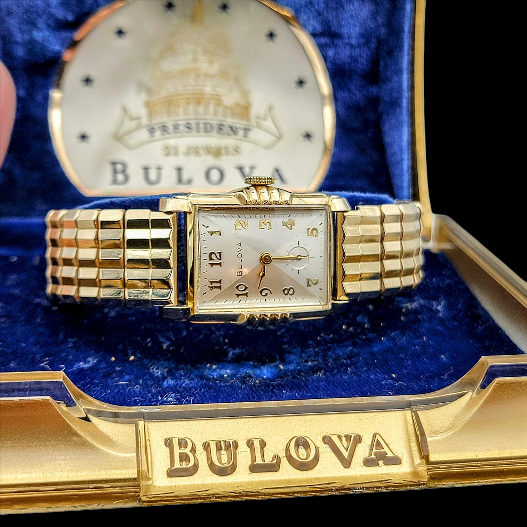 BULOVA 1954 President "A" 21 Jewels Cal. 10BM U.S.A. - Image 16