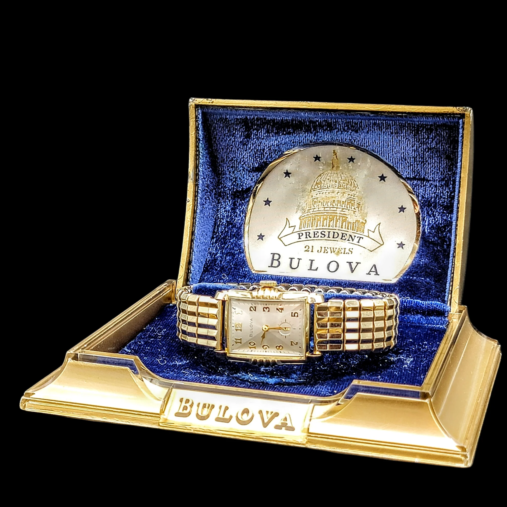 BULOVA 1954 President "A" 21 Jewels Cal. 10BM U.S.A. - Image 19