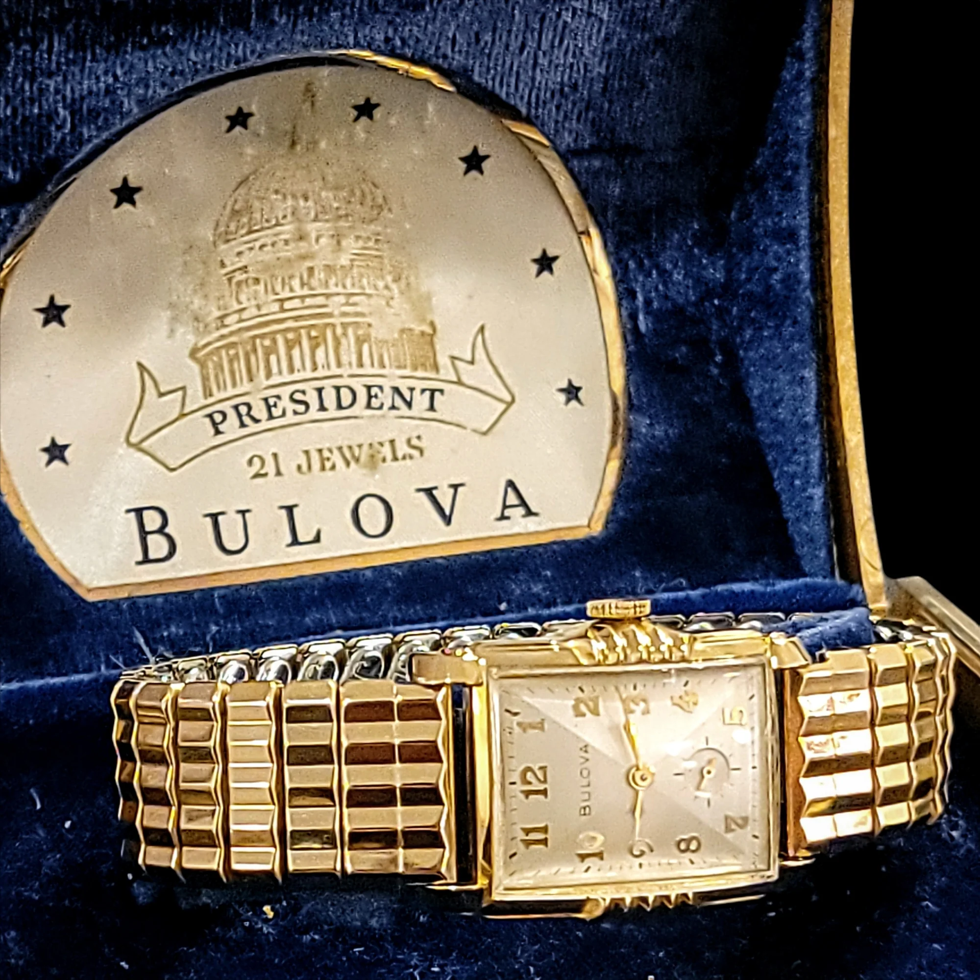 BULOVA 1954 President "A" 21 Jewels Cal. 10BM U.S.A. - Image 8