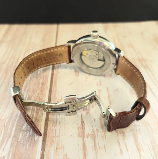 Bulova Accutron Amerigo Automatic Watch 63B021 41mm S.S. Swiss Made Wristwatch - Image 7