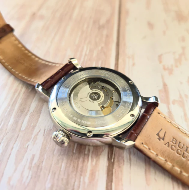 Bulova Accutron Amerigo Automatic Watch 63B021 41mm S.S. Swiss Made Wristwatch - Image 9