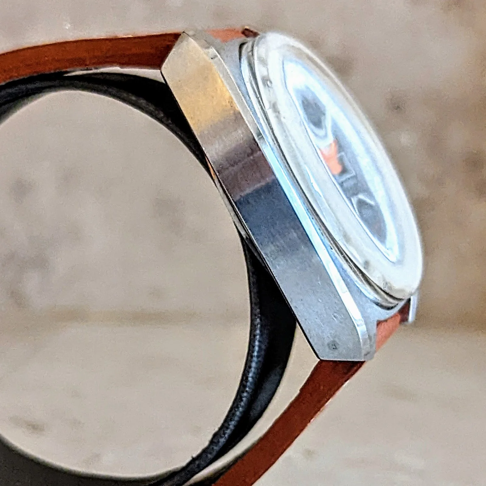 BULOVA Accutron Deep Sea World Timer Watch Vintage 1970 Wristwatch - Image 6