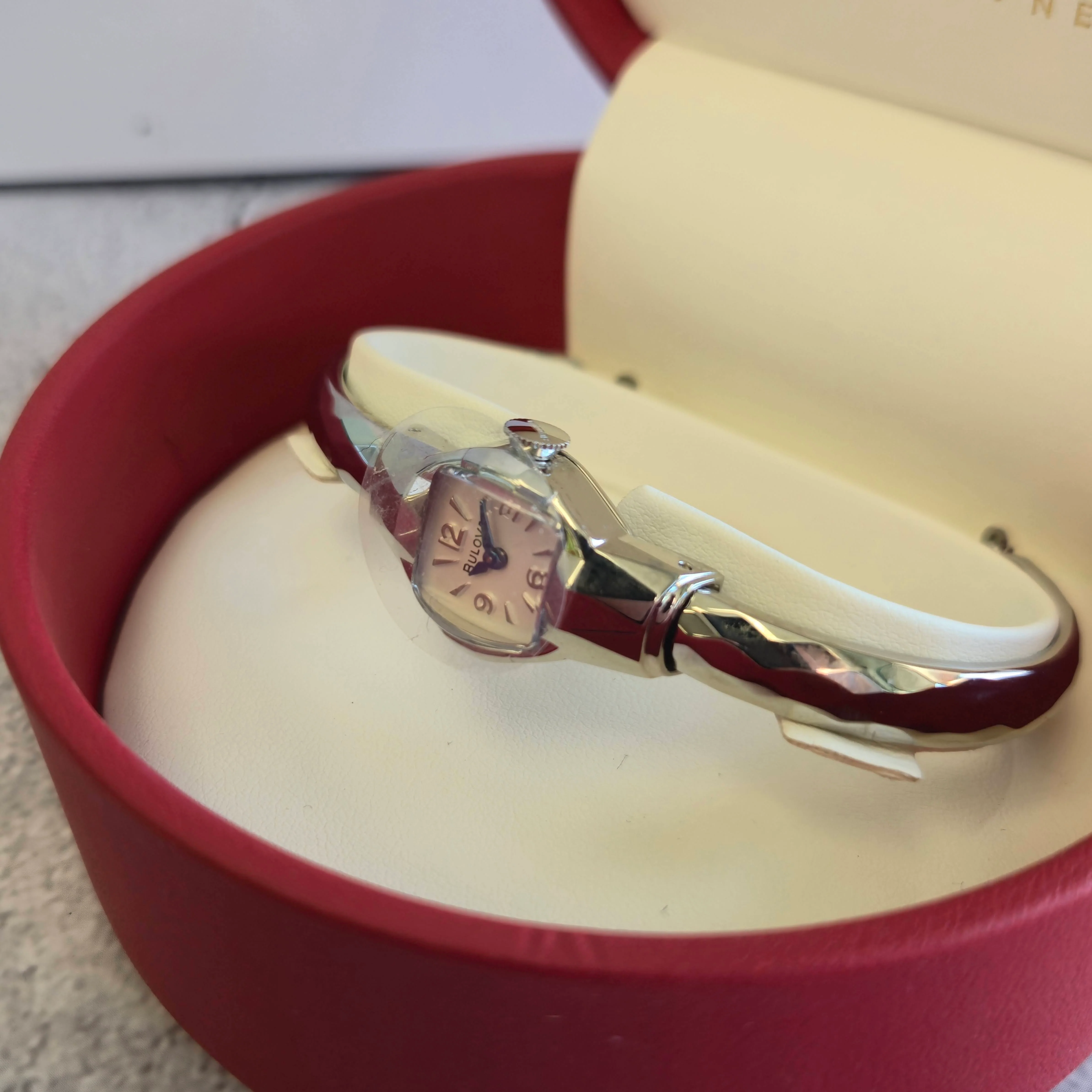 BULOVA American Girl "M" Watch 96L333 Limited Edition Wristwatch ALL S.S. - ALL Original 2-Box & Papers - Image 6