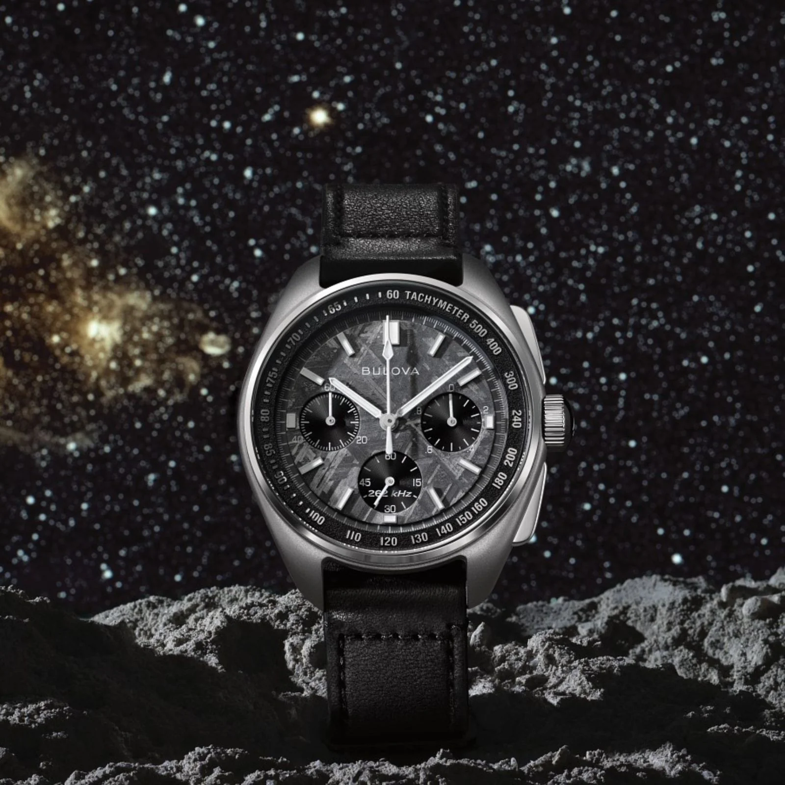 BULOVA Lunar Pilot Meteorite Chronograph Watch Archive Series Limited Edition 96A312 - Image 12