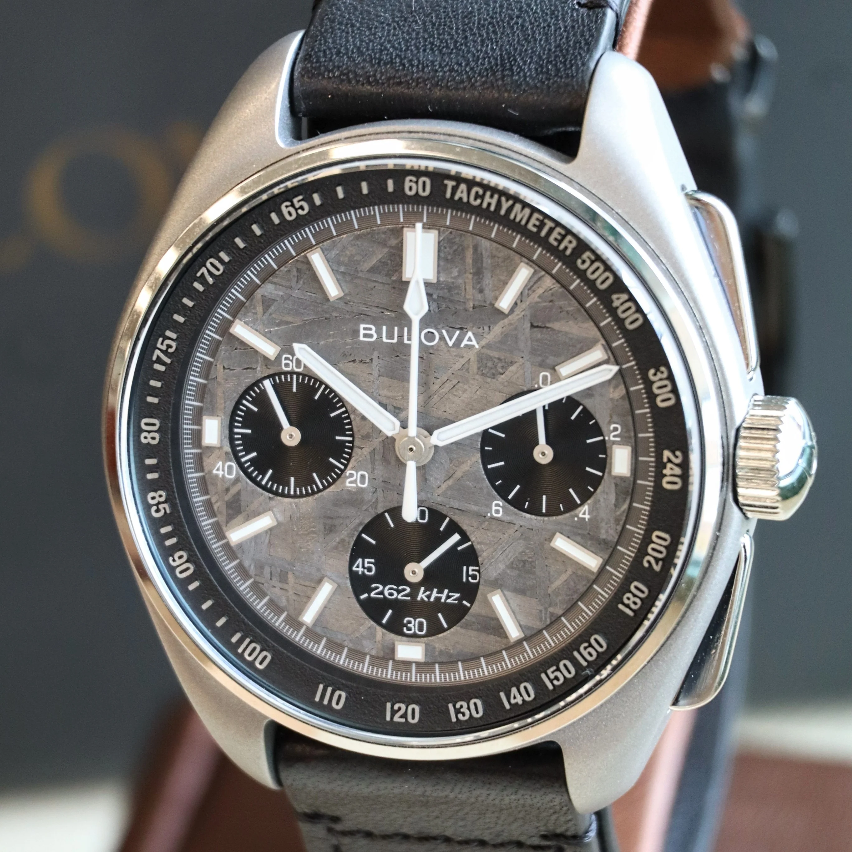 BULOVA Lunar Pilot Meteorite Chronograph Watch Archive Series Limited Edition 96A312 - Image 3