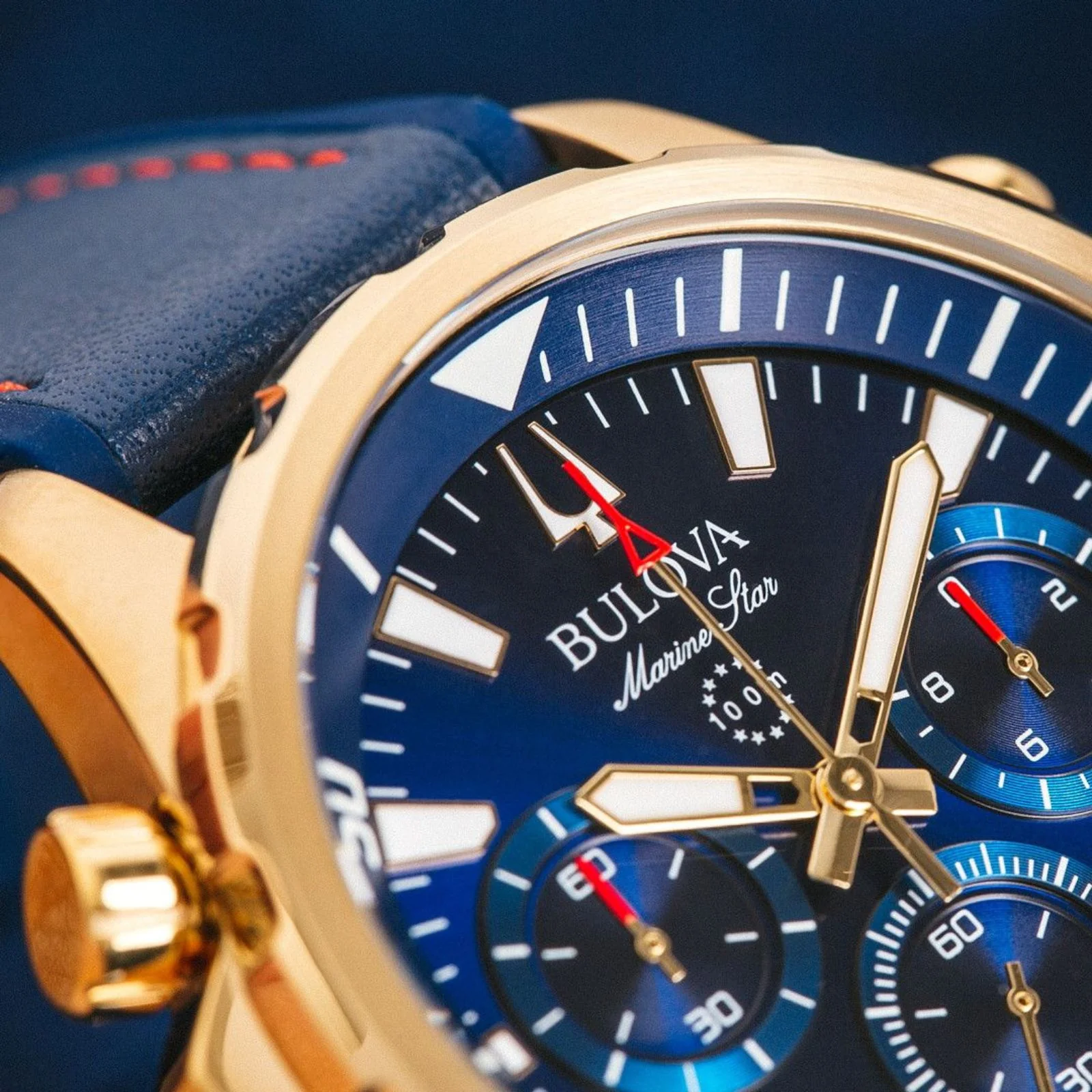 BULOVA Marine Star Chronograph Watch Series B 97B168 - Image 4