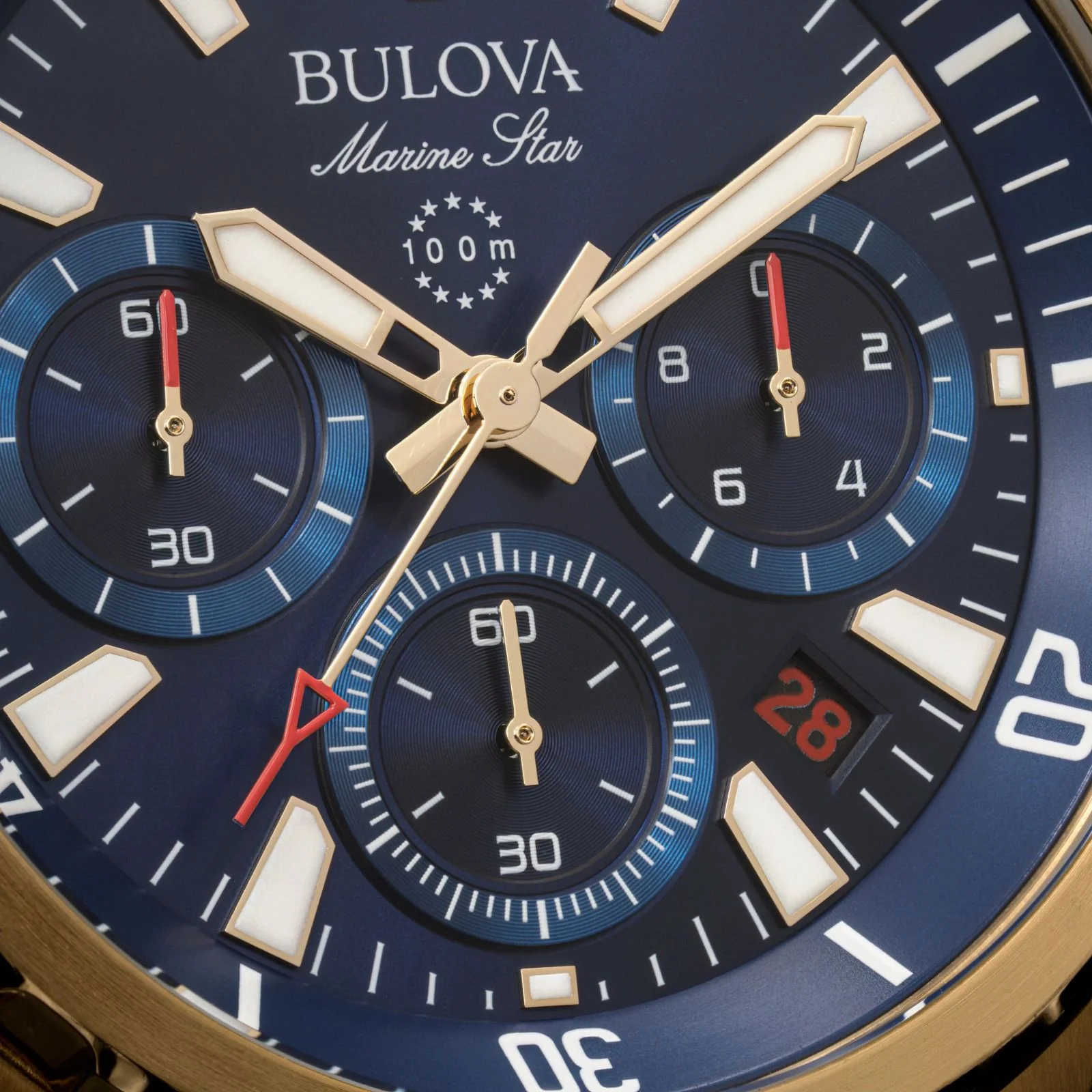 BULOVA Marine Star Chronograph Watch Series B 97B168 - Image 5