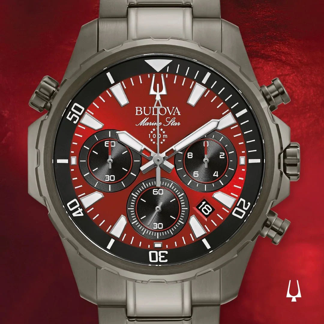 BULOVA Marine Star Chronograph Watch Series B 98B350 - Image 10