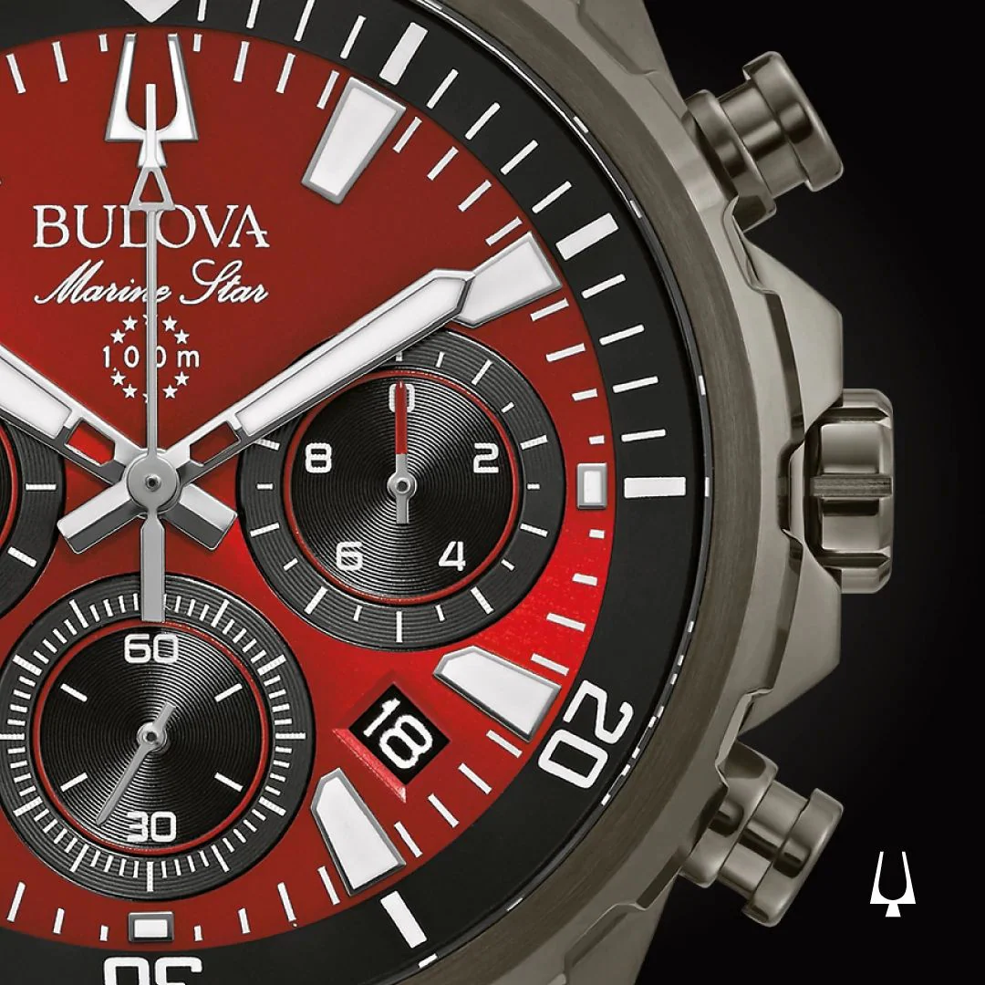 BULOVA Marine Star Chronograph Watch Series B 98B350 - Image 6