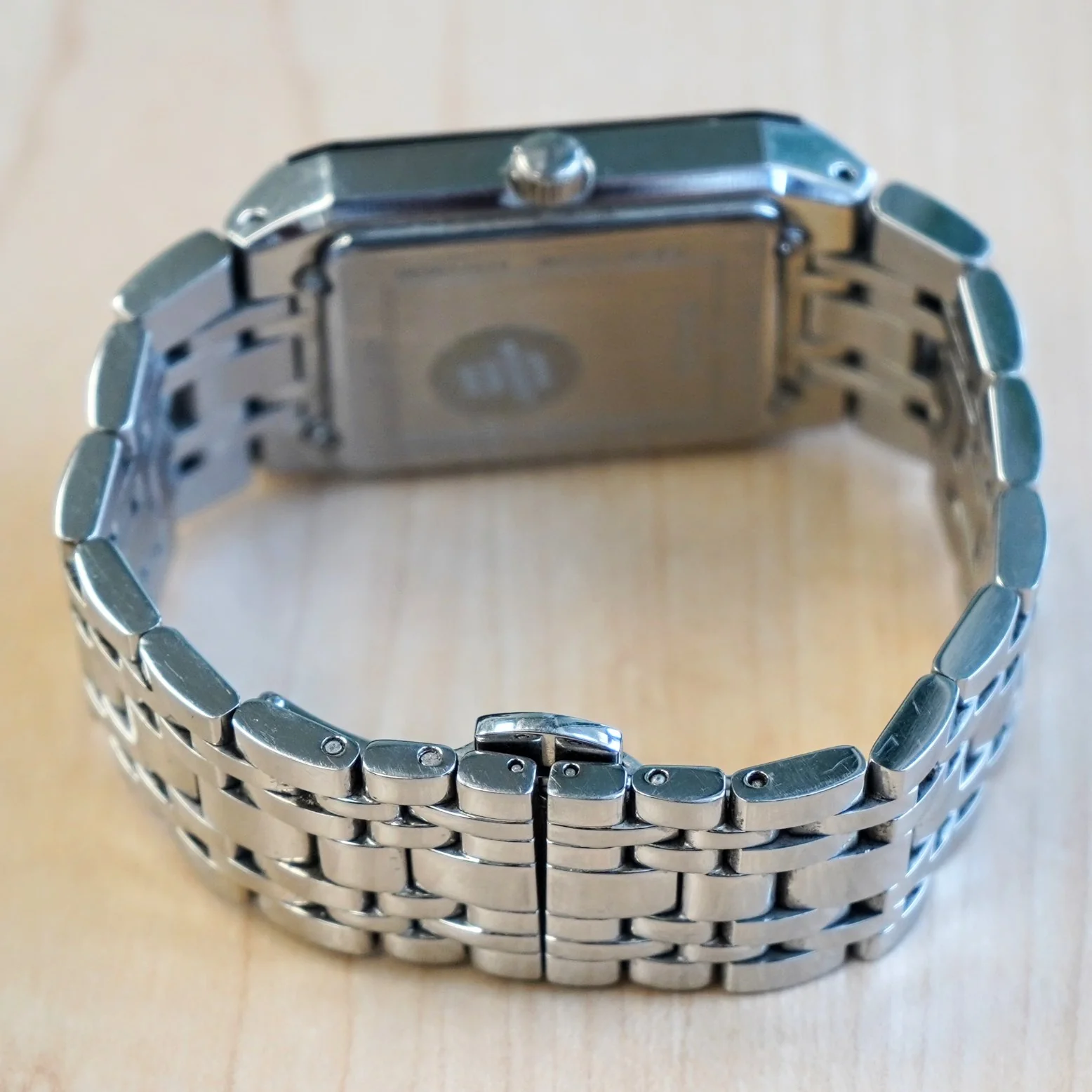 BULOVA Modern Quadra Watch 96D145 ALL S.S. Diamond Dial ALL Original in Box! - Image 7