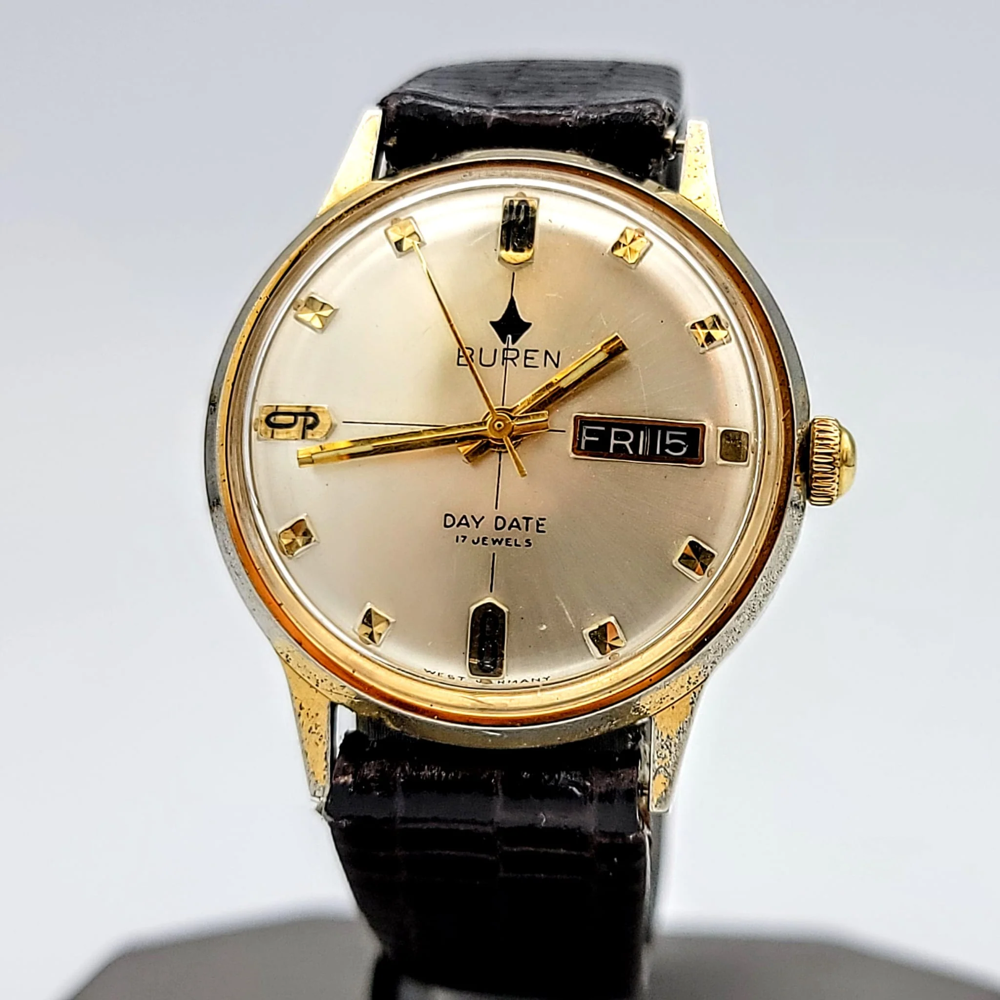 BUREN Day/Date Watch 17 Jewels - Image 3