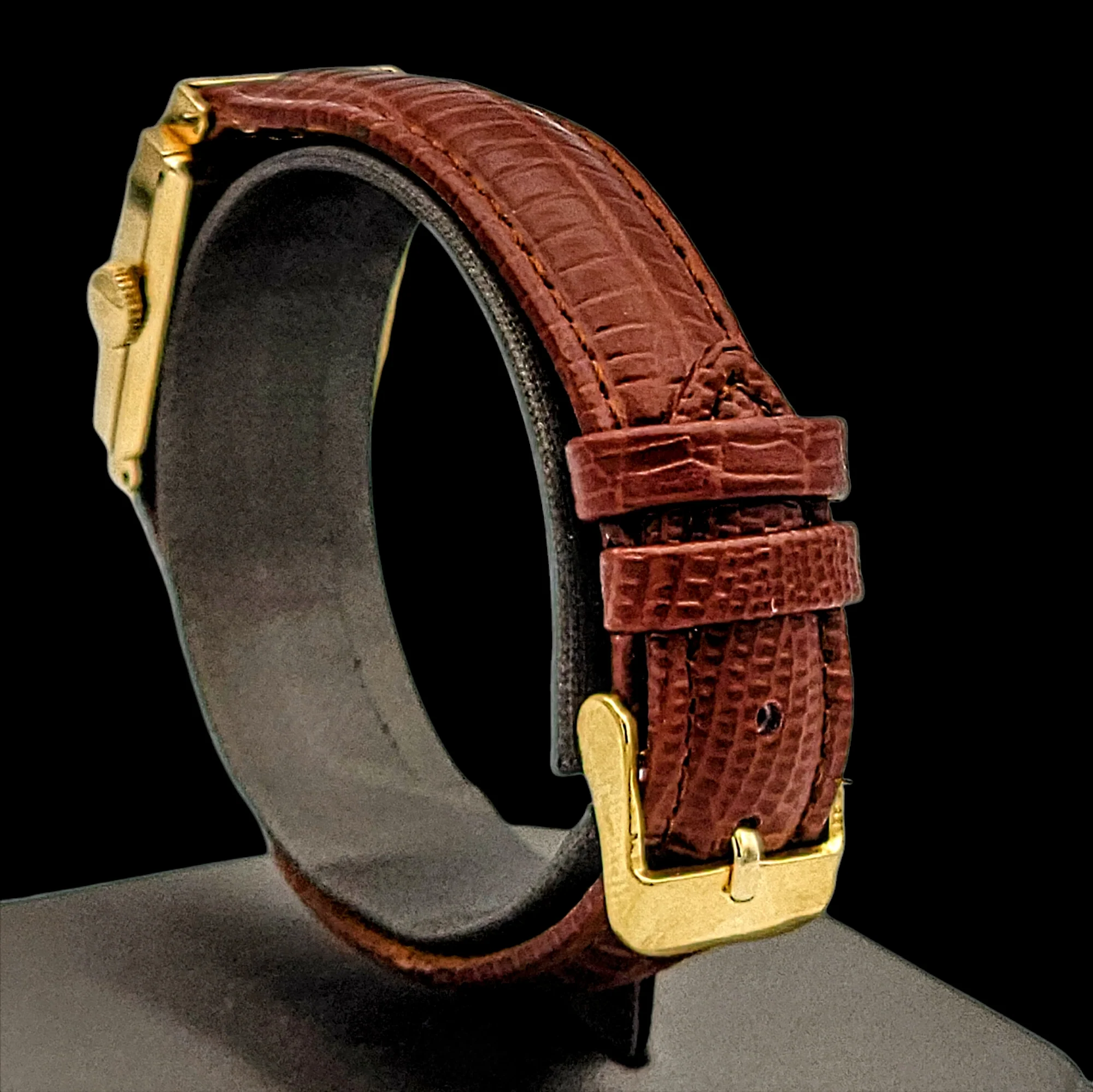 Cadillac 14K Solid Gold Watch 17 Jewels Alb Grossenbacher Movement - Image 17