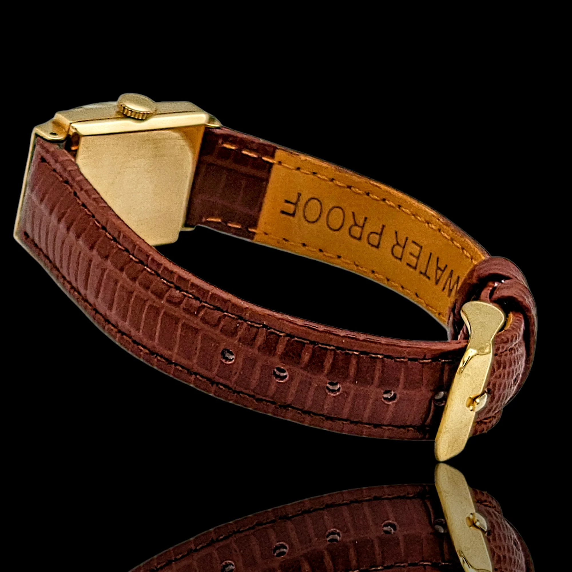 Cadillac 14K Solid Gold Watch 17 Jewels Alb Grossenbacher Movement - Image 19