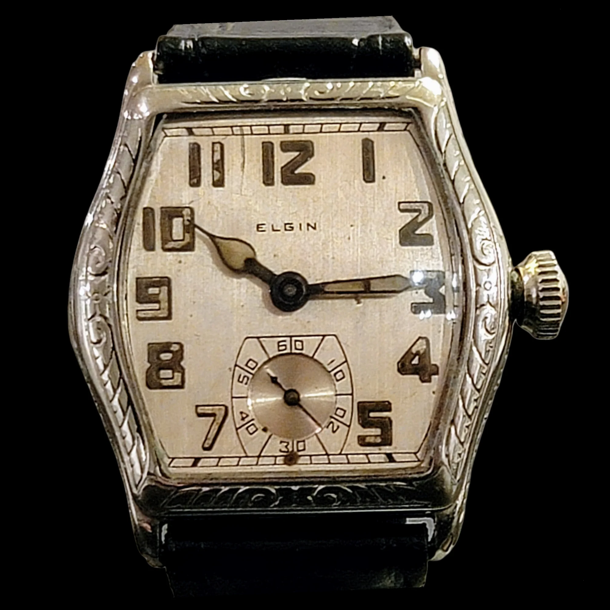 Custom 1918 ELGIN / ILLINOIS Art Deco Wristwatch - Image 13