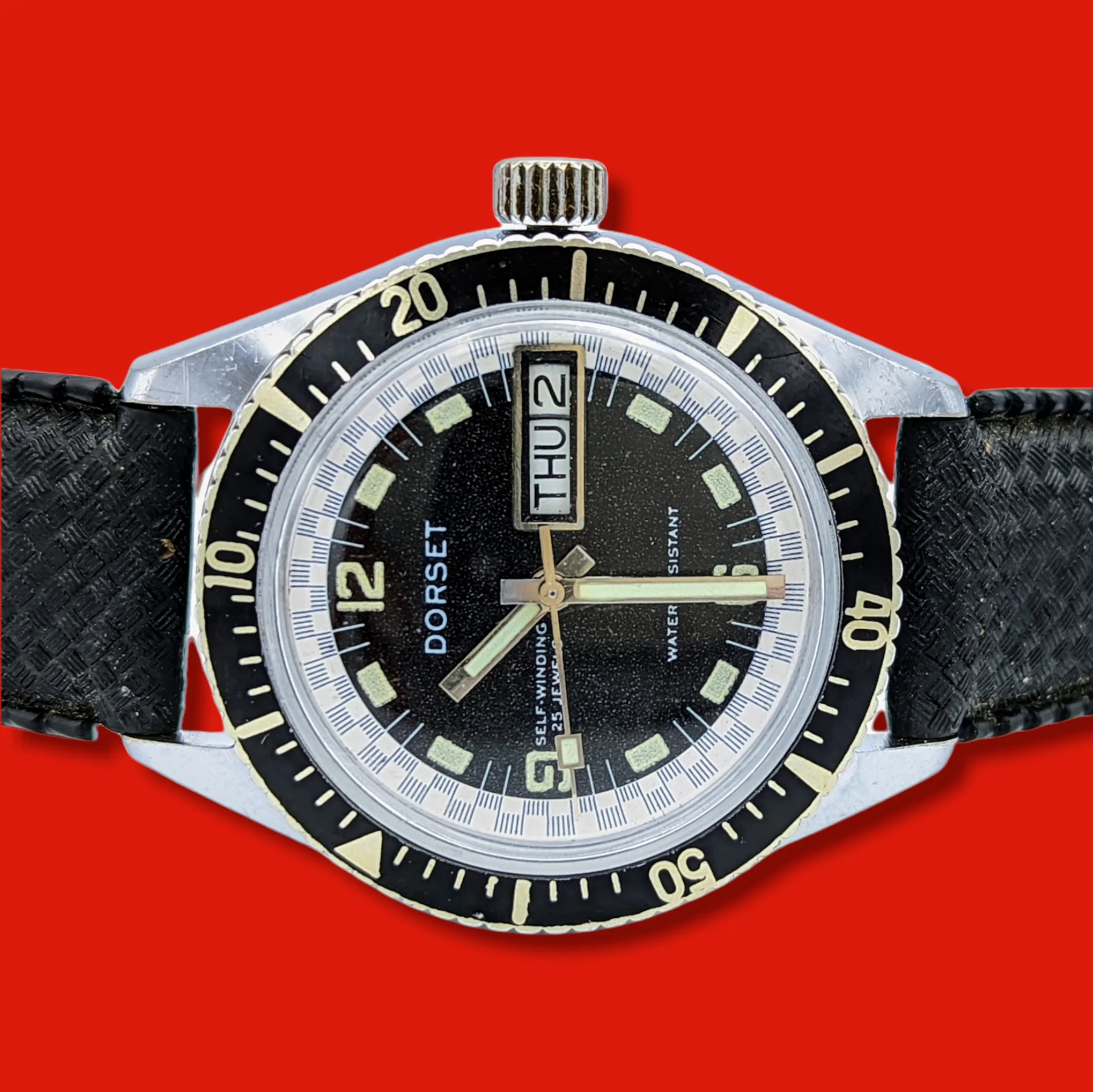 DORSET Self-Winding Diver Wristwatch Day/Date Indicator - Image 18