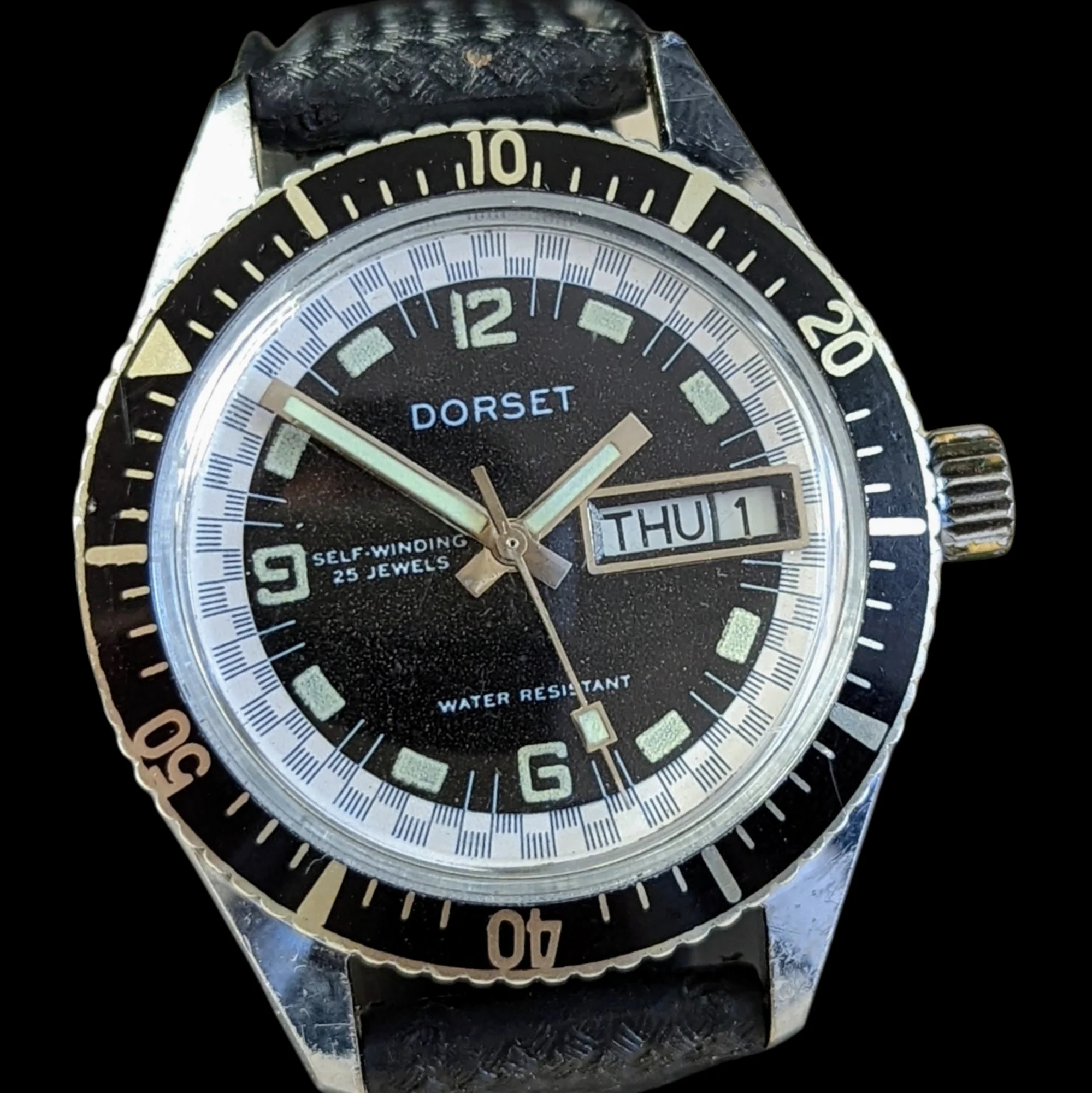 DORSET Self-Winding Diver Wristwatch Day/Date Indicator - Image 7