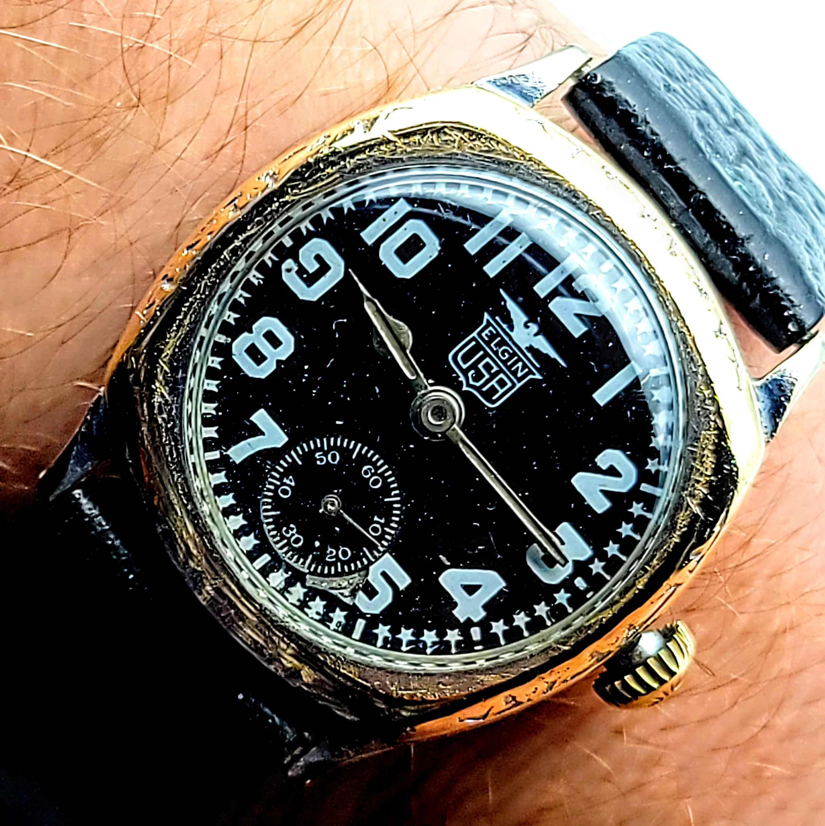 ELGIN "Pershing" WWI Trench Watch U.S.A. - Image 11