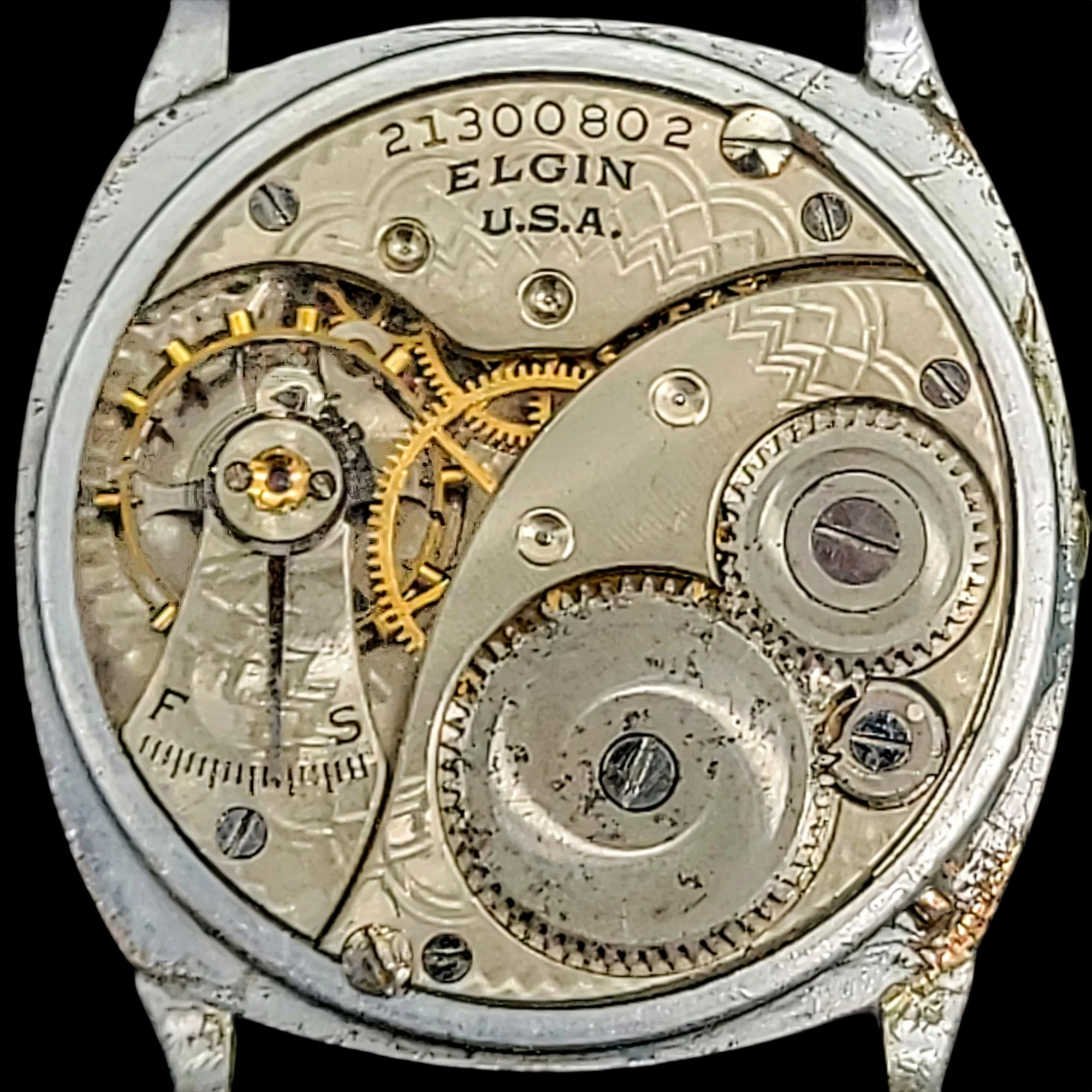 ELGIN "Pershing" WWI Trench Watch U.S.A. - Image 4