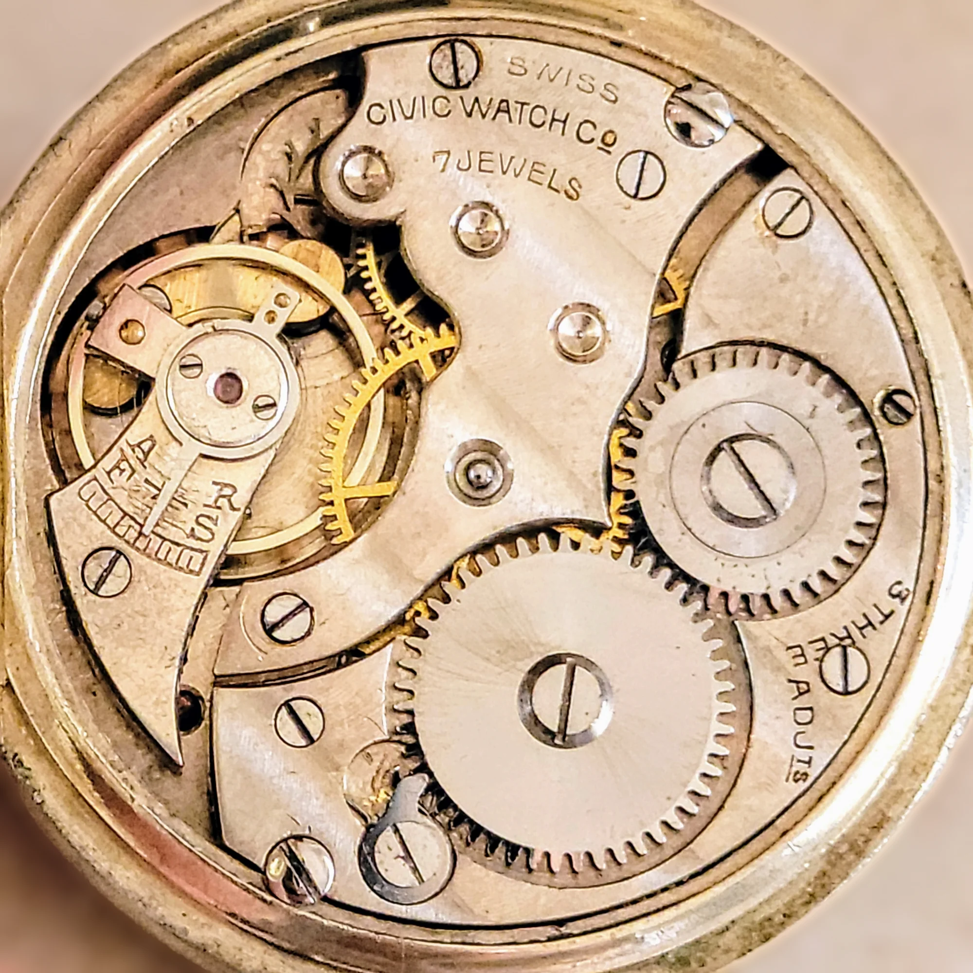 ELLIS BROS Trench Watch By Civic Watch Co. Swiss Made 1910's - Image 13