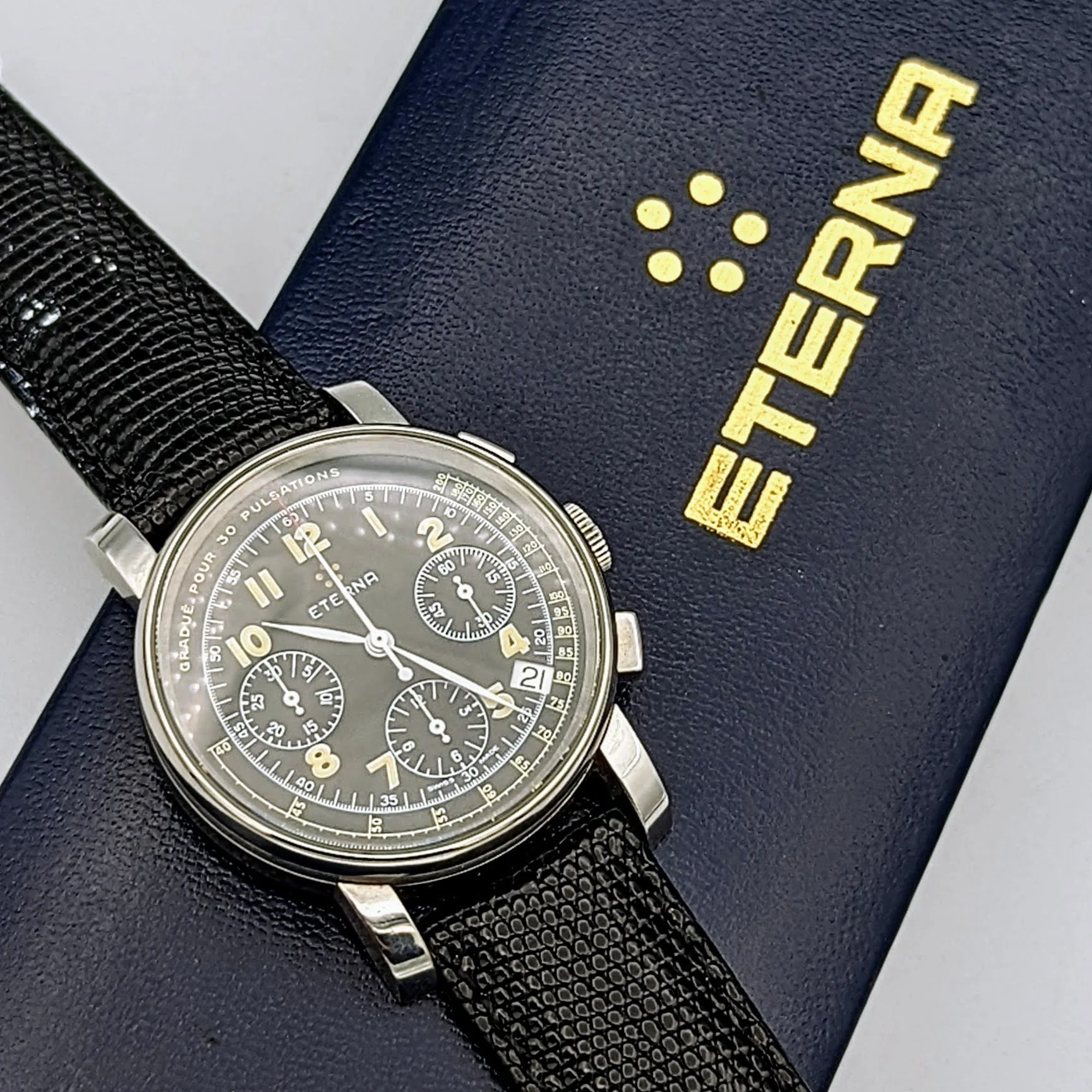ETERNA Air Force Pulsometer Chronograph - Doctor's Watch - Special Edition No. 032 - Image 12
