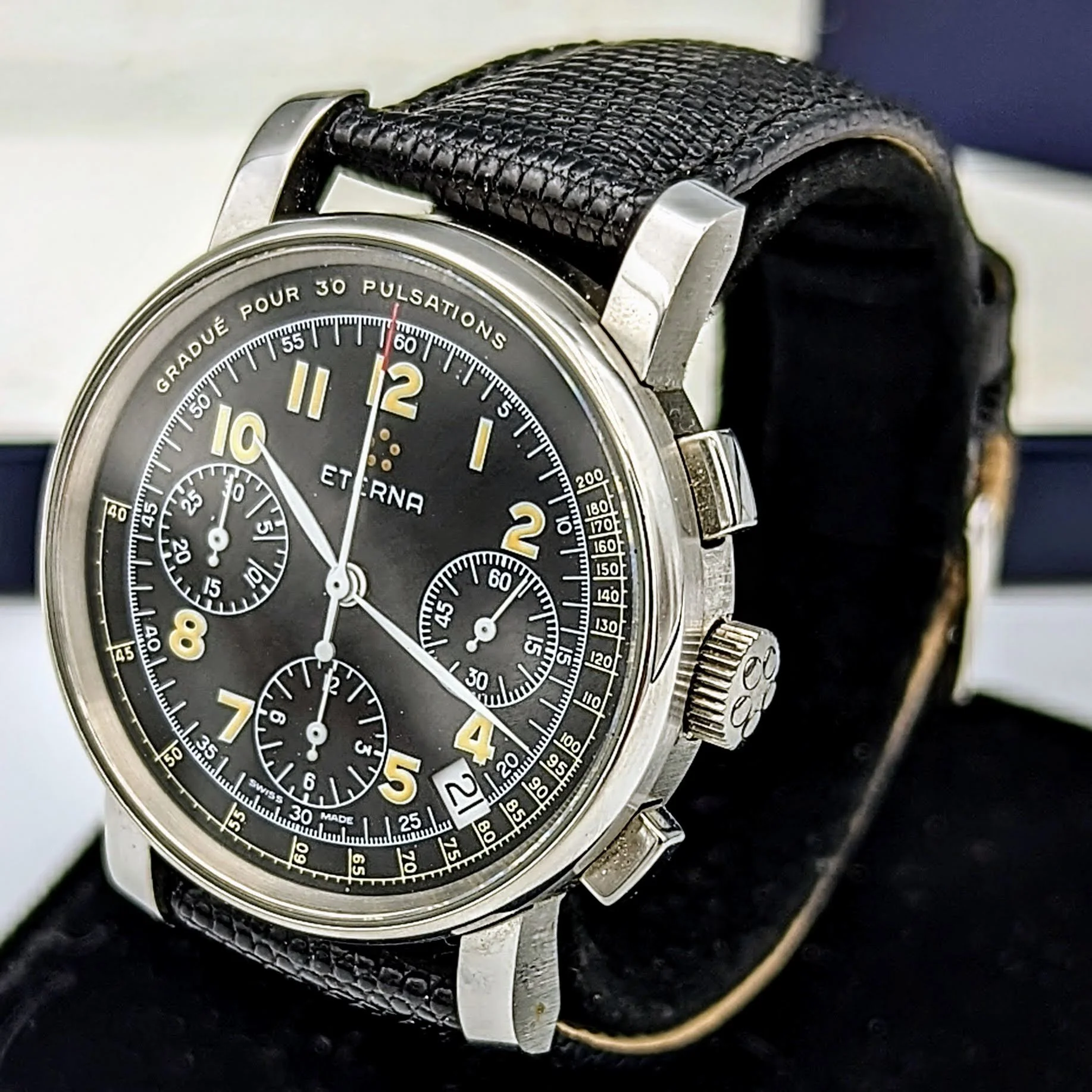 ETERNA Air Force Pulsometer Chronograph - Doctor's Watch - Special Edition No. 032 - Image 3
