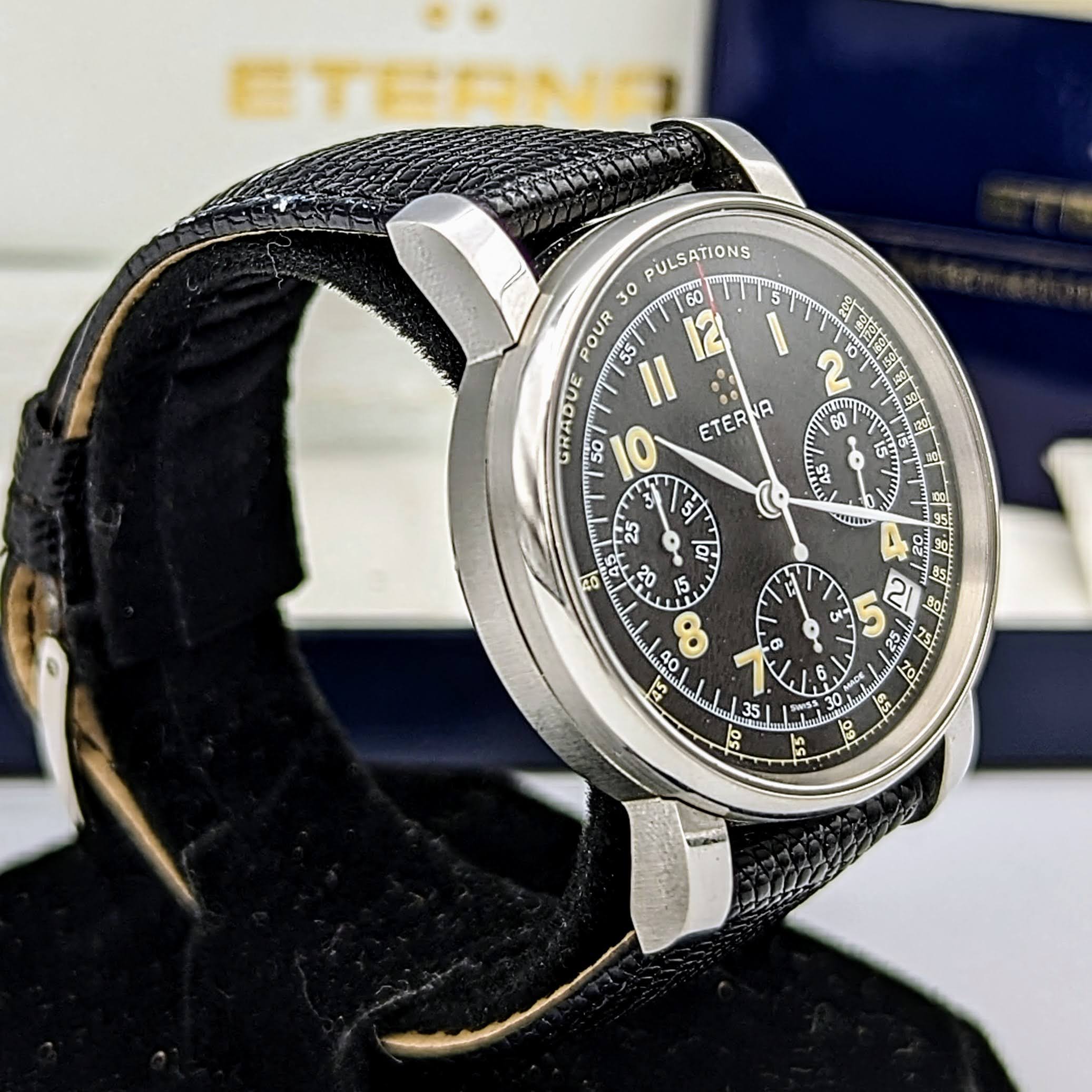 ETERNA Air Force Pulsometer Chronograph - Doctor's Watch - Special Edition No. 032 - Image 4