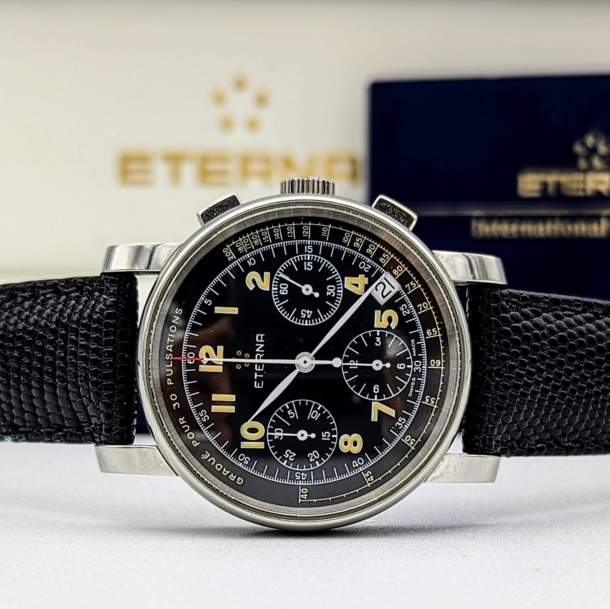ETERNA Air Force Pulsometer Chronograph - Doctor's Watch - Special Edition No. 032 - Image 8