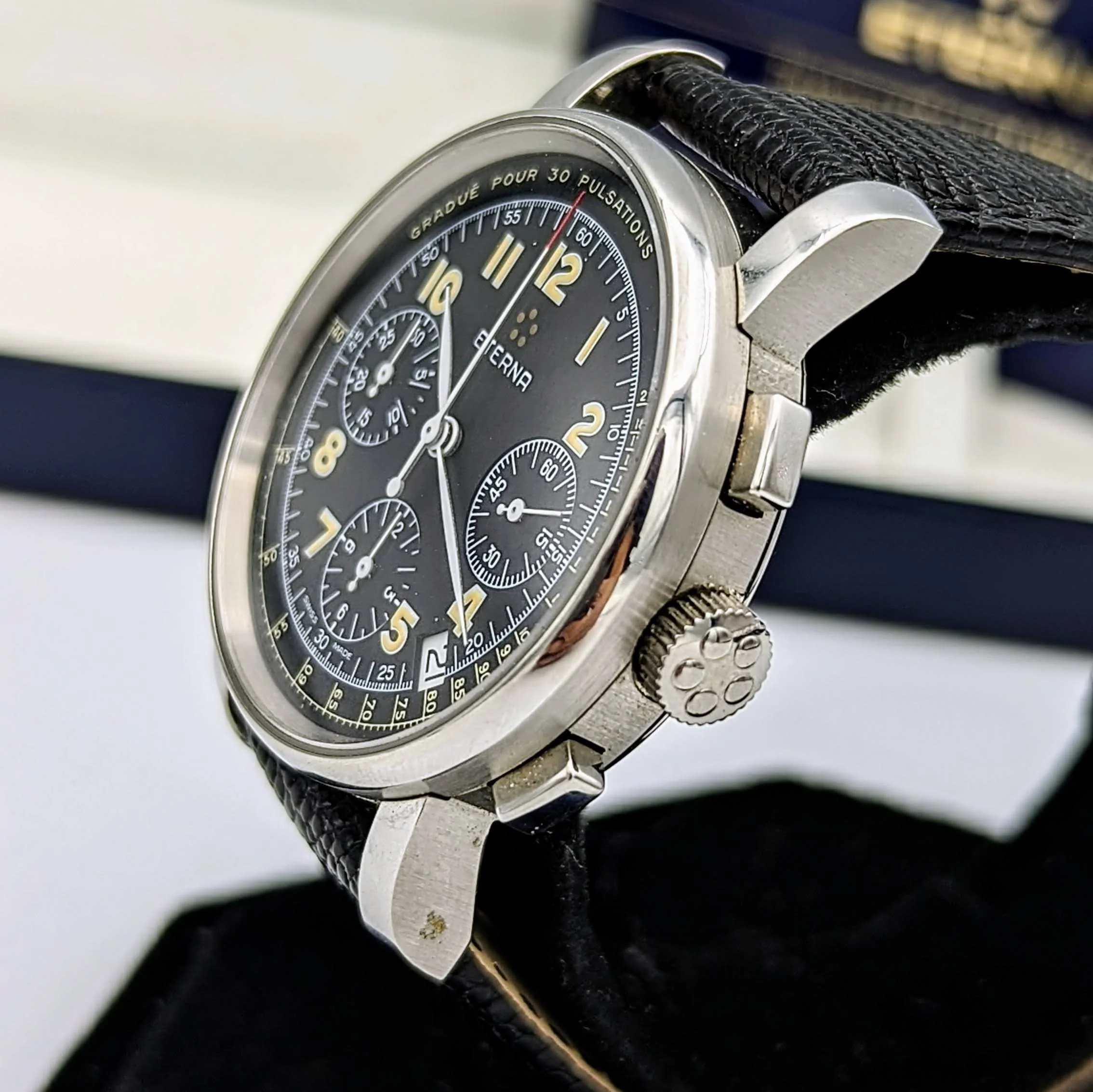 ETERNA Air Force Pulsometer Chronograph - Doctor's Watch - Special Edition No. 032 - Image 9