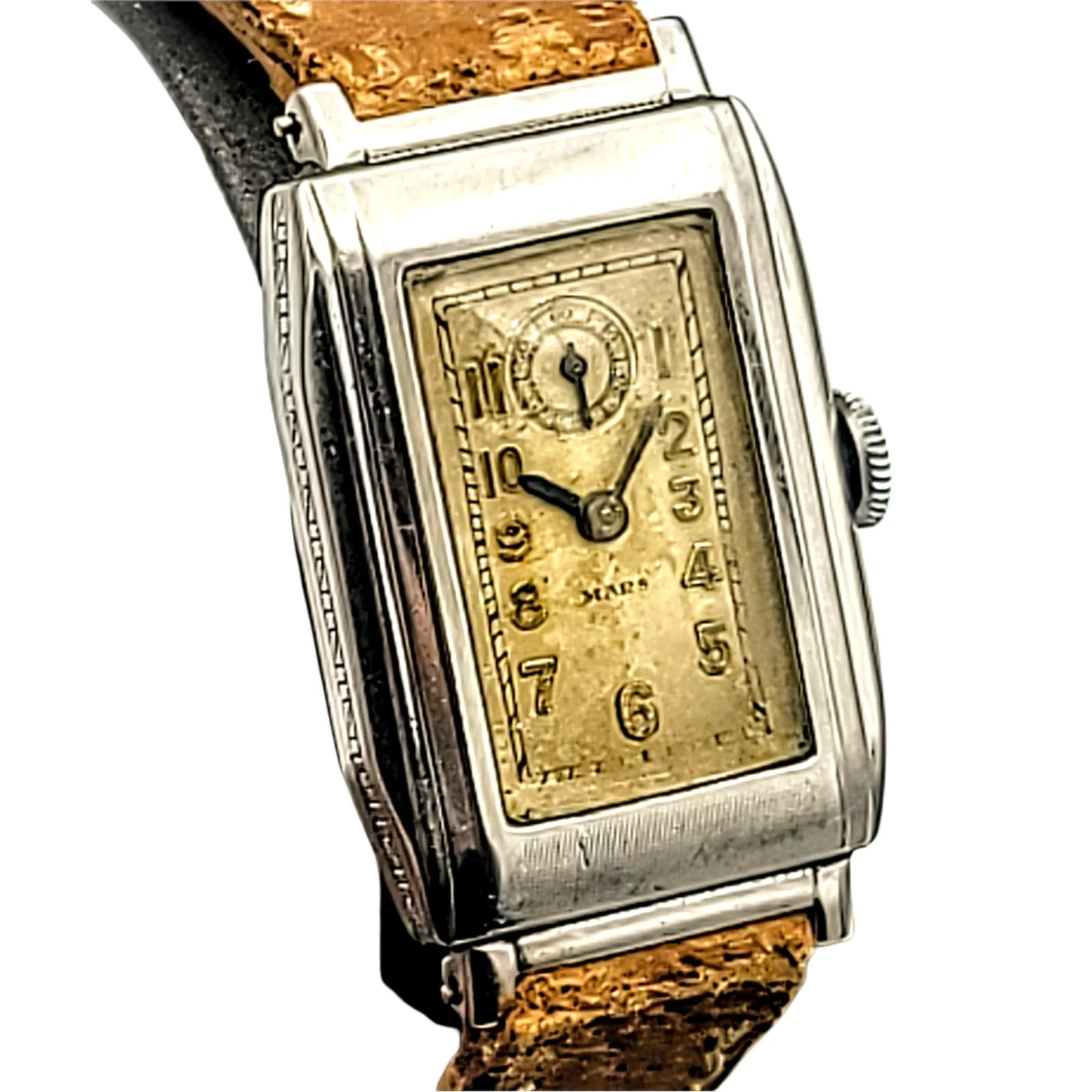 Exceptionally Rare 1920's MARS / Gallet Watch 15 Jewels Sub-Second at 12 - Image 10