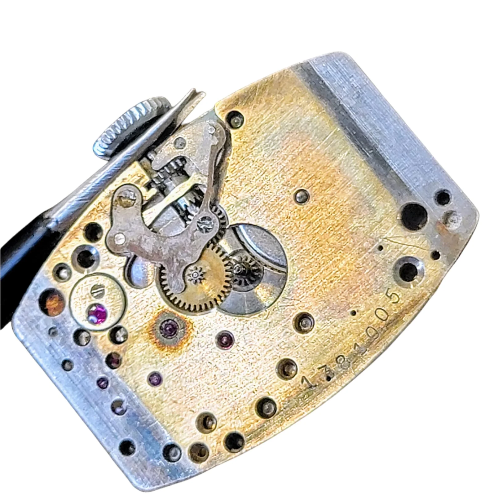 Exceptionally Rare 1920's MARS / Gallet Watch 15 Jewels Sub-Second at 12 - Image 14