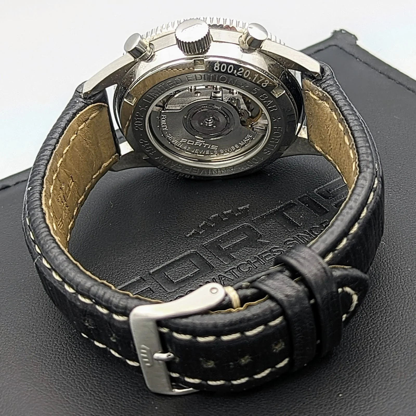 FORTIS 100th Anniversary Limited Edition Marinemaster Vintage Chronograph Automatic Watch - Image 10