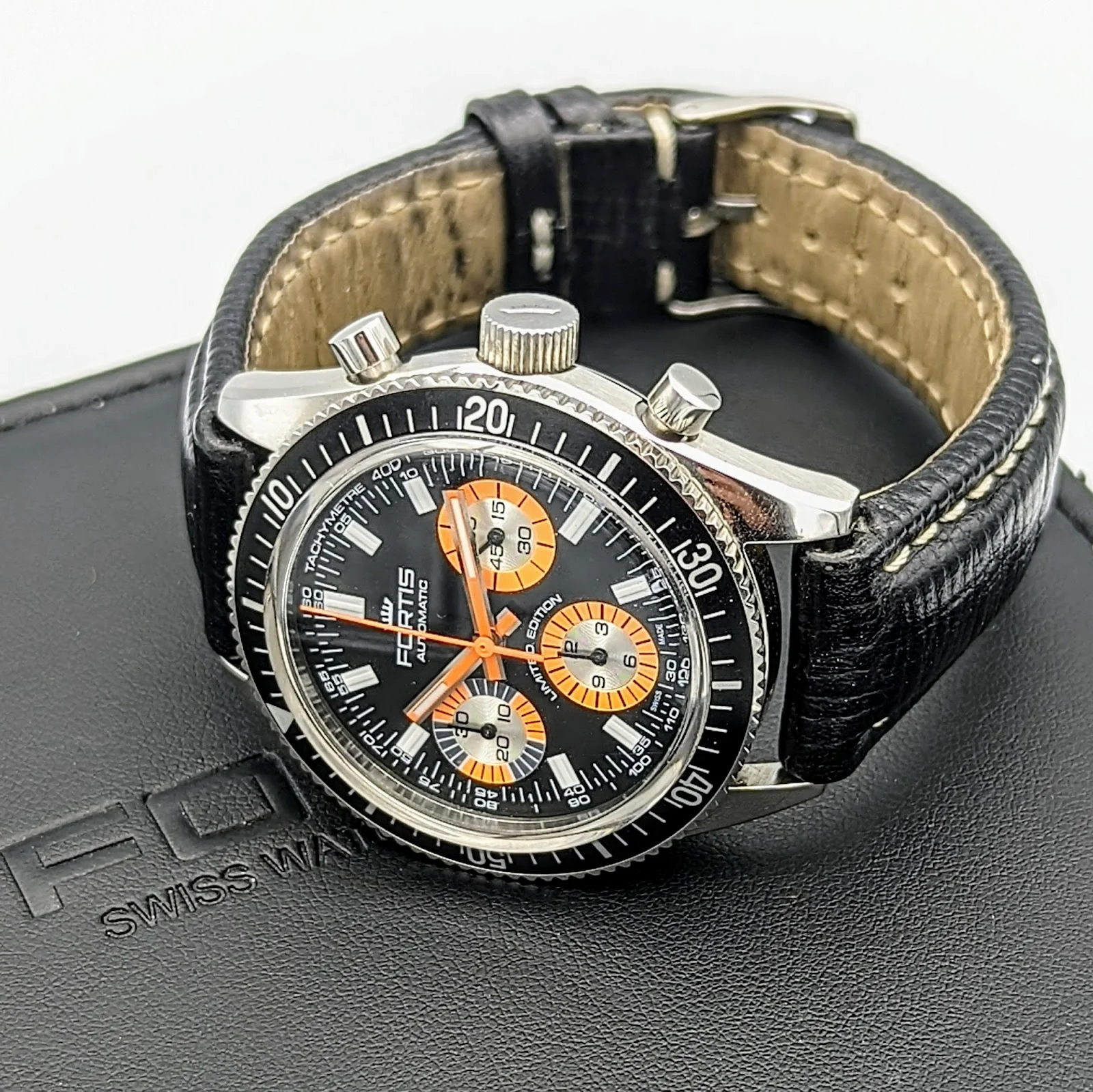 FORTIS 100th Anniversary Limited Edition Marinemaster Vintage Chronograph Automatic Watch - Image 9