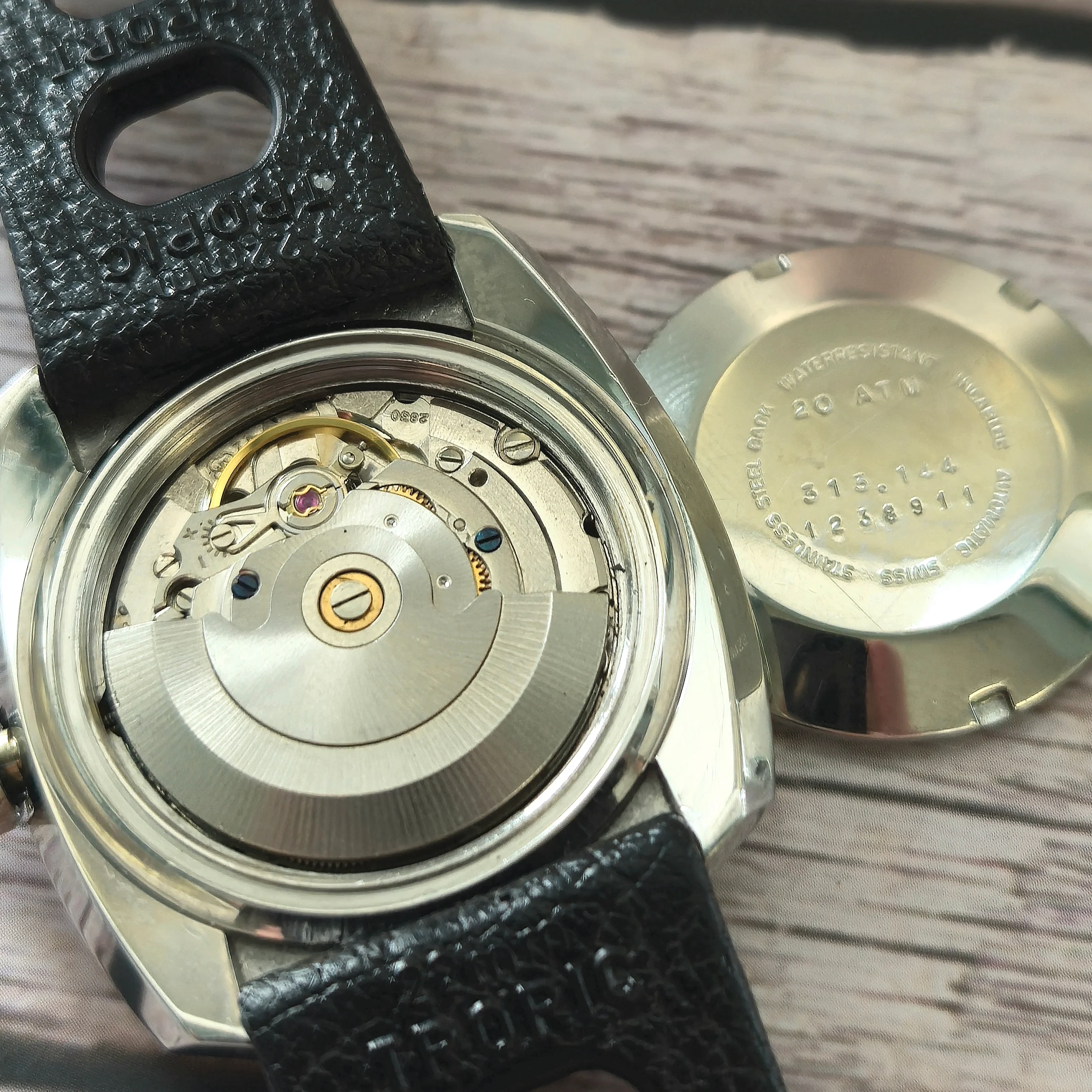 Vintage Glycine Airman Automatic Watch 313 144 Date Black Dial Diver Wristwatch - Image 13