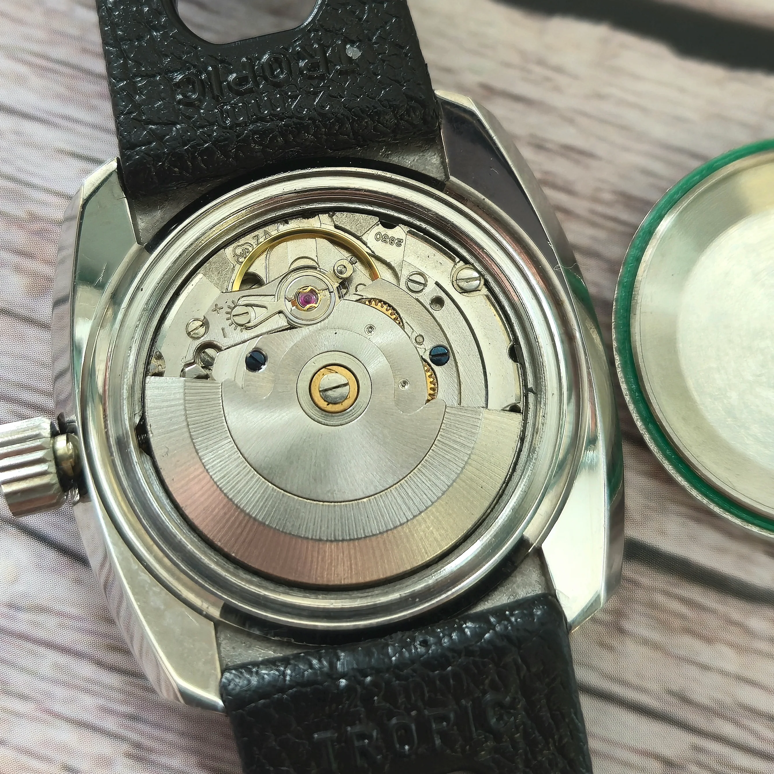 Vintage Glycine Airman Automatic Watch 313 144 Date Black Dial Diver Wristwatch - Image 14