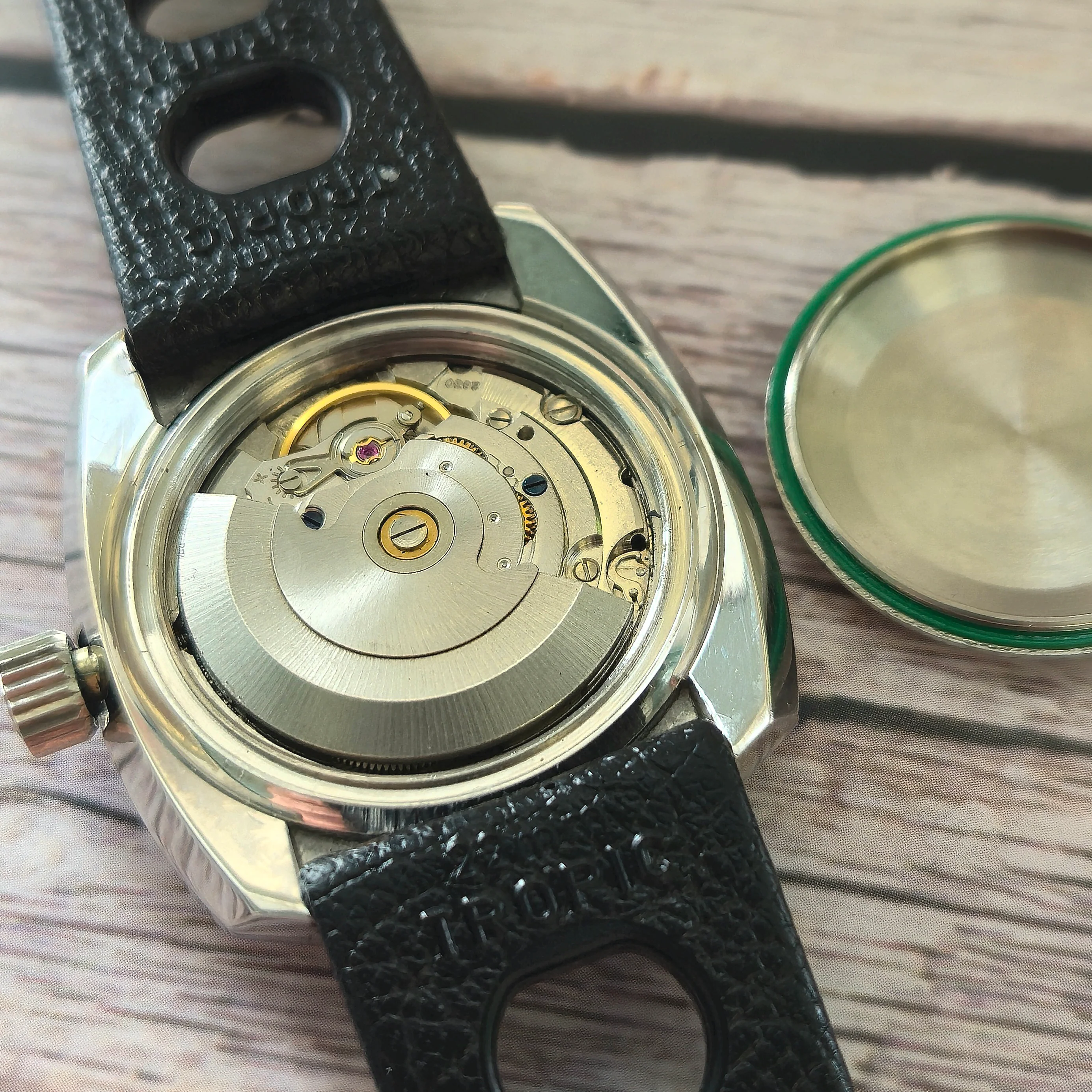 Vintage Glycine Airman Automatic Watch 313 144 Date Black Dial Diver Wristwatch - Image 15