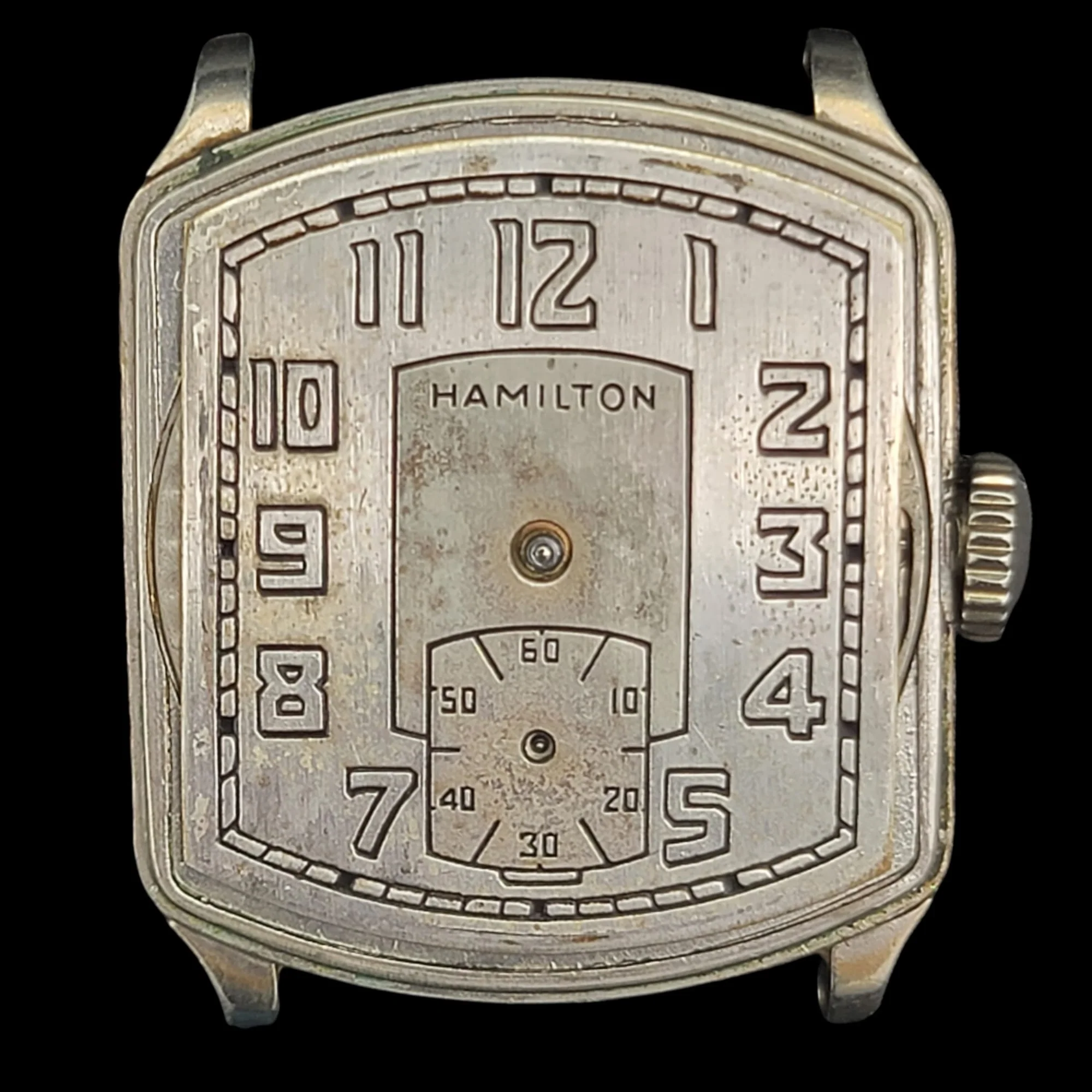 HAMILTON 1928 Tonneau Engraved Watch Grade 987 - Image 14