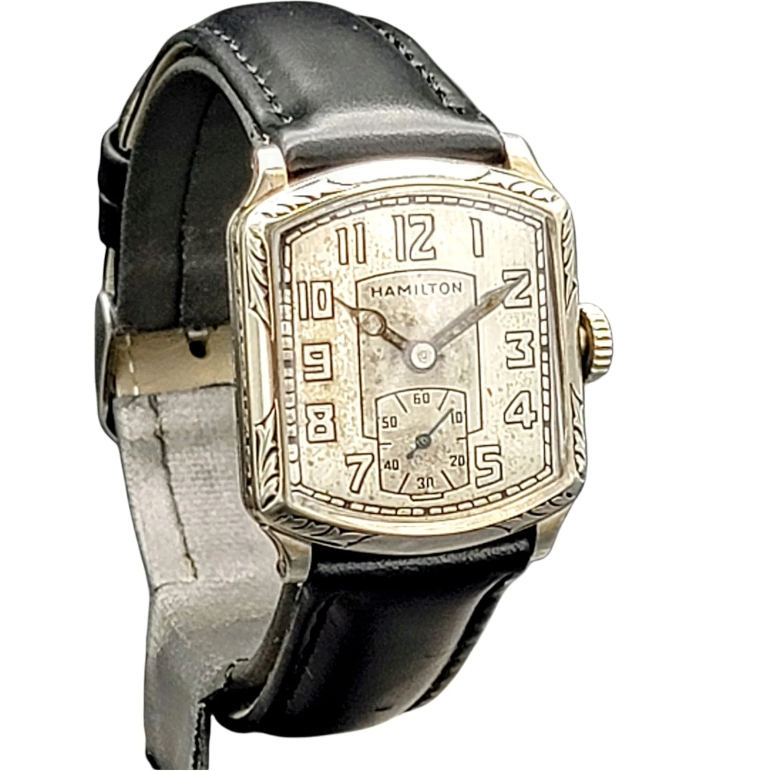 HAMILTON 1928 Tonneau Engraved Watch Grade 987 - Image 5
