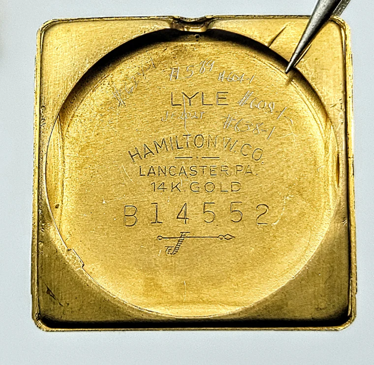 HAMILTON 1955 Lyle Watch 14K GOLD U.S.A. Made - Image 10