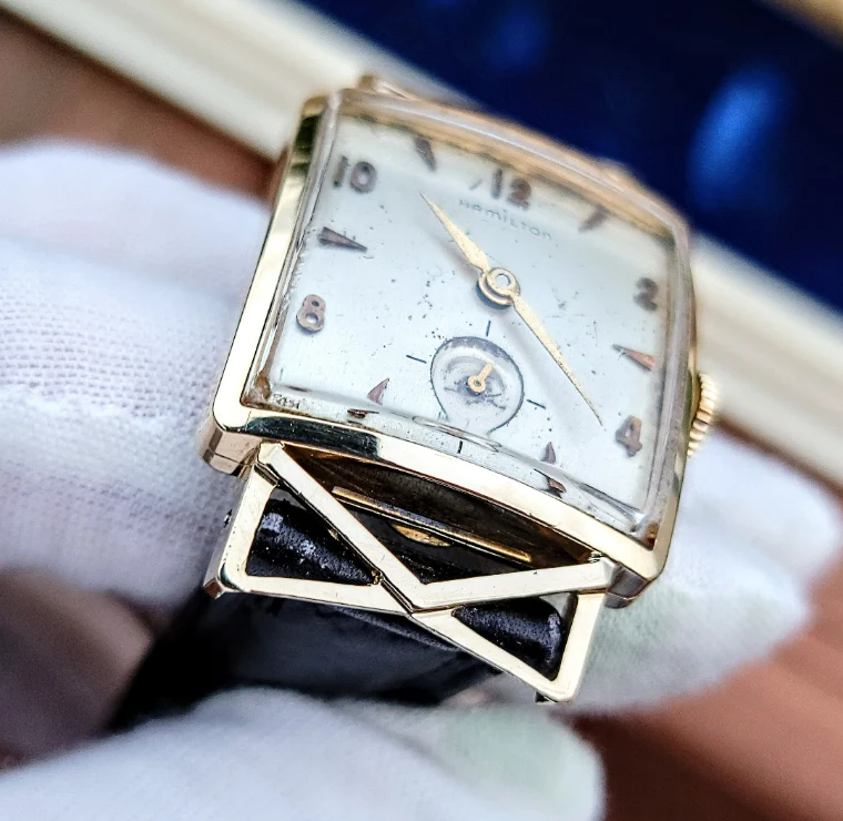 HAMILTON 1955 Lyle Watch 14K GOLD U.S.A. Made - Image 13
