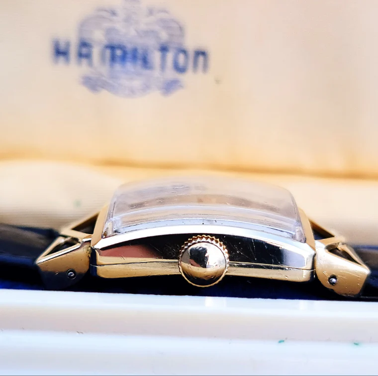 HAMILTON 1955 Lyle Watch 14K GOLD U.S.A. Made - Image 5