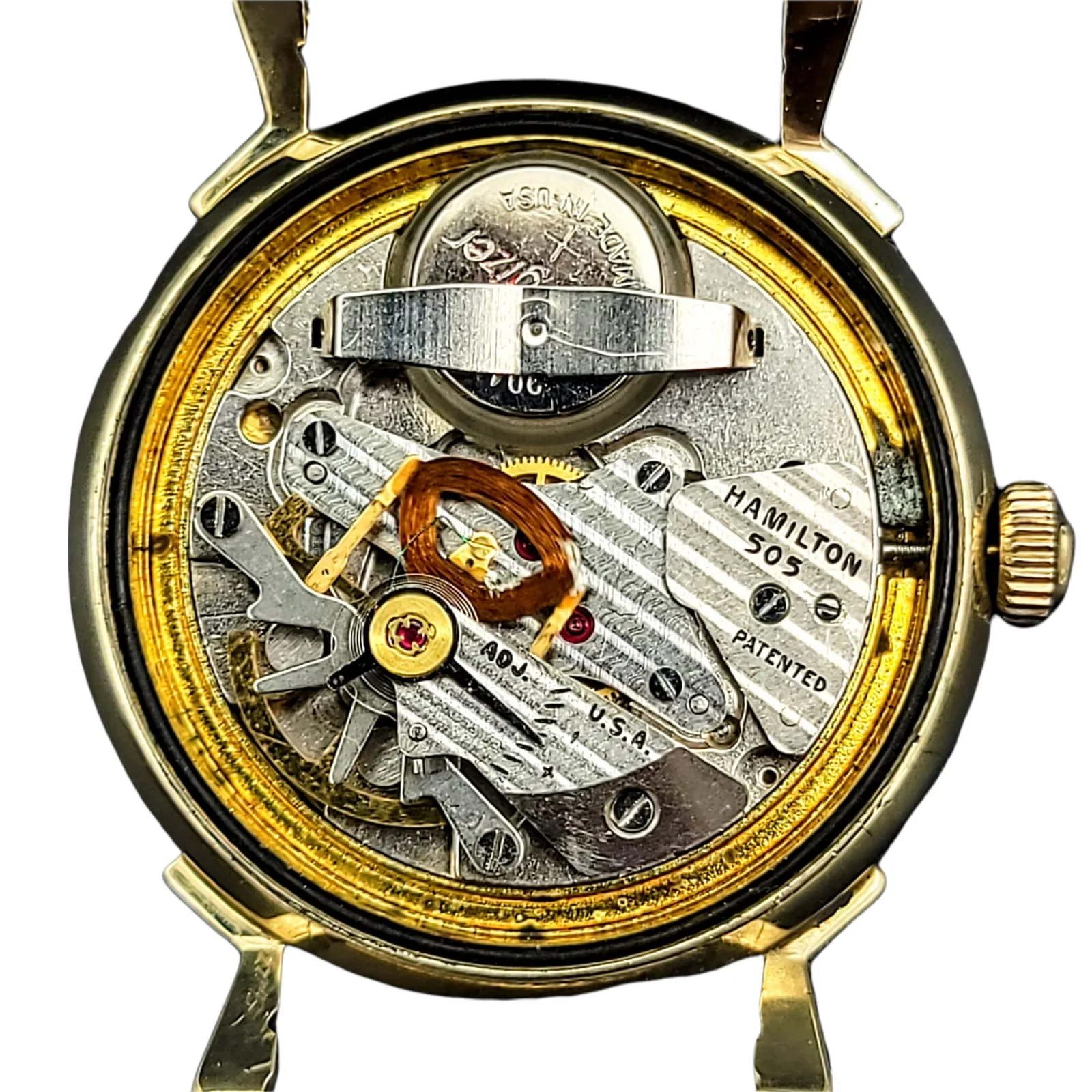 HAMILTON Electric 505 "Van Horn" Watch 14K GOLD - Image 11