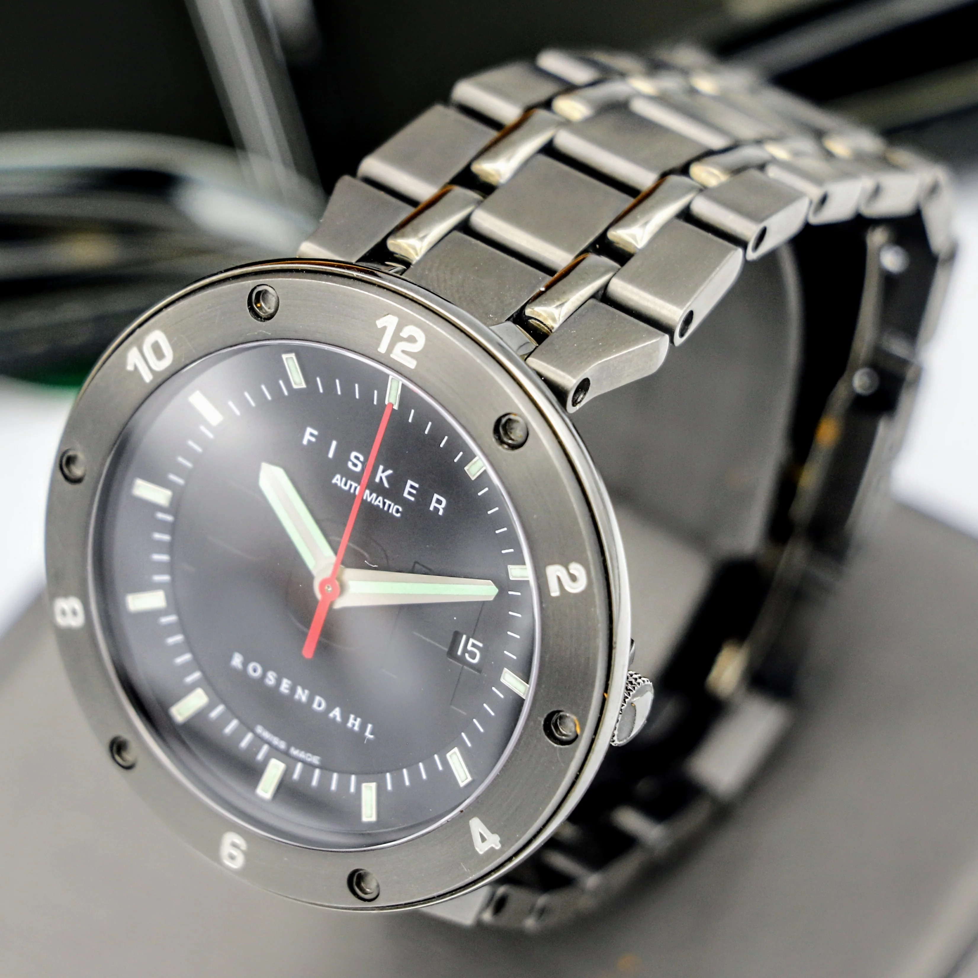 HENRIK FISKER PCH Wristwatch by Rosendahl Automatic Watch Box & Papers - Image 5