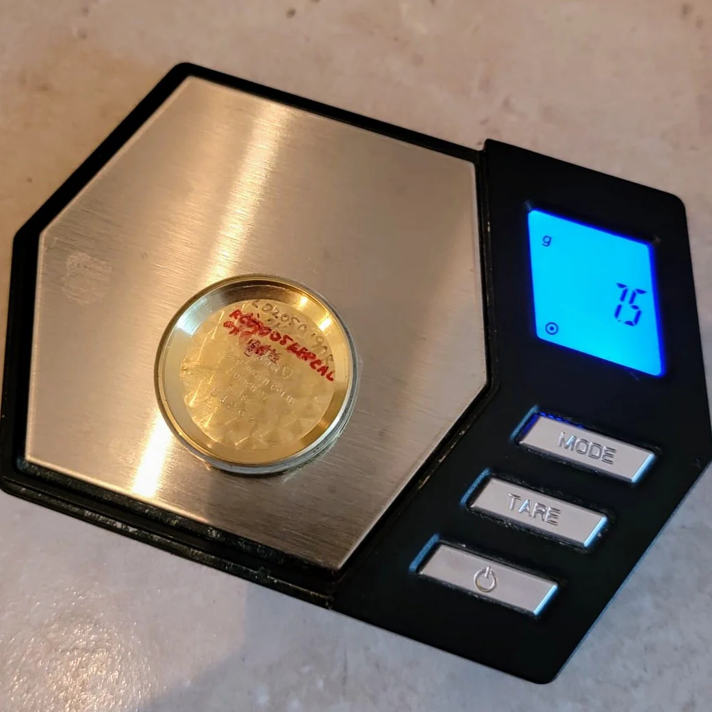 ITRACO Triple Calendar Watch Automatic 18K GOLD Moon Phase Wristwatch - Image 12