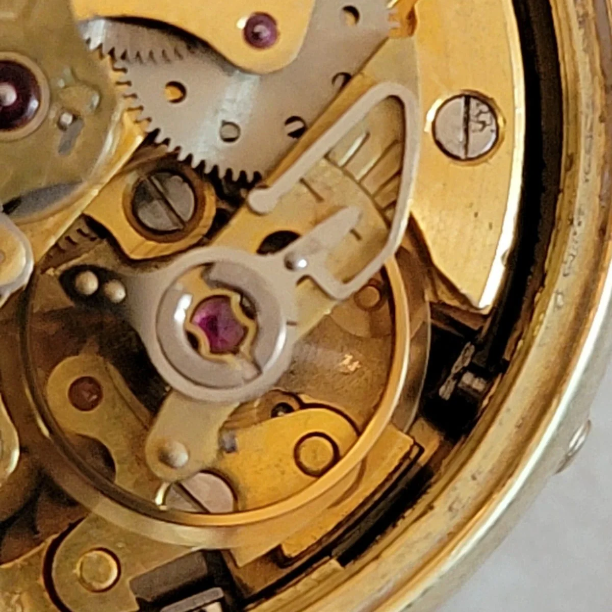 ITRACO Triple Calendar Watch Automatic 18K GOLD Moon Phase Wristwatch - Image 9