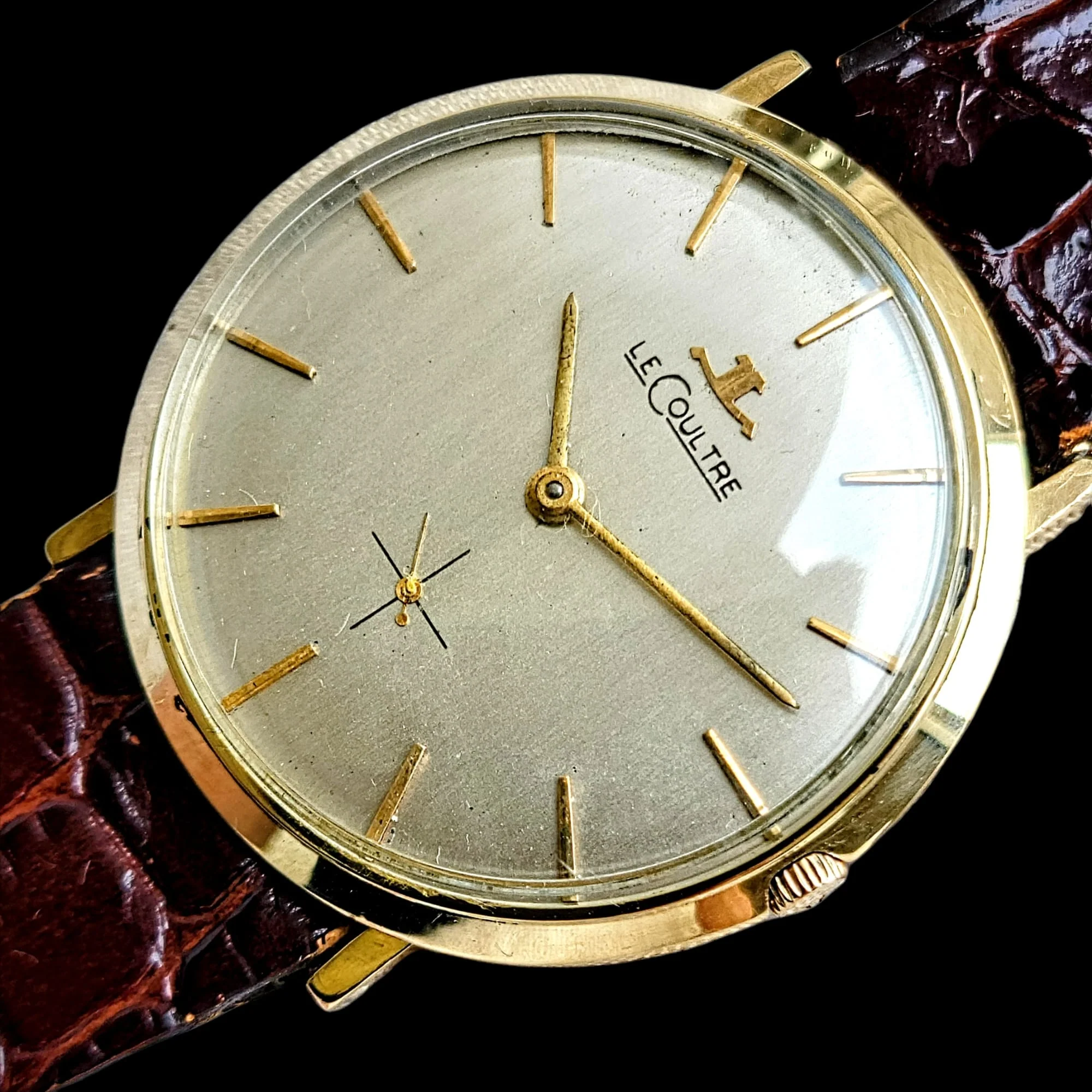 1962 Jaeger-LeCoultre Watch 14K Solid Gold - Image 3