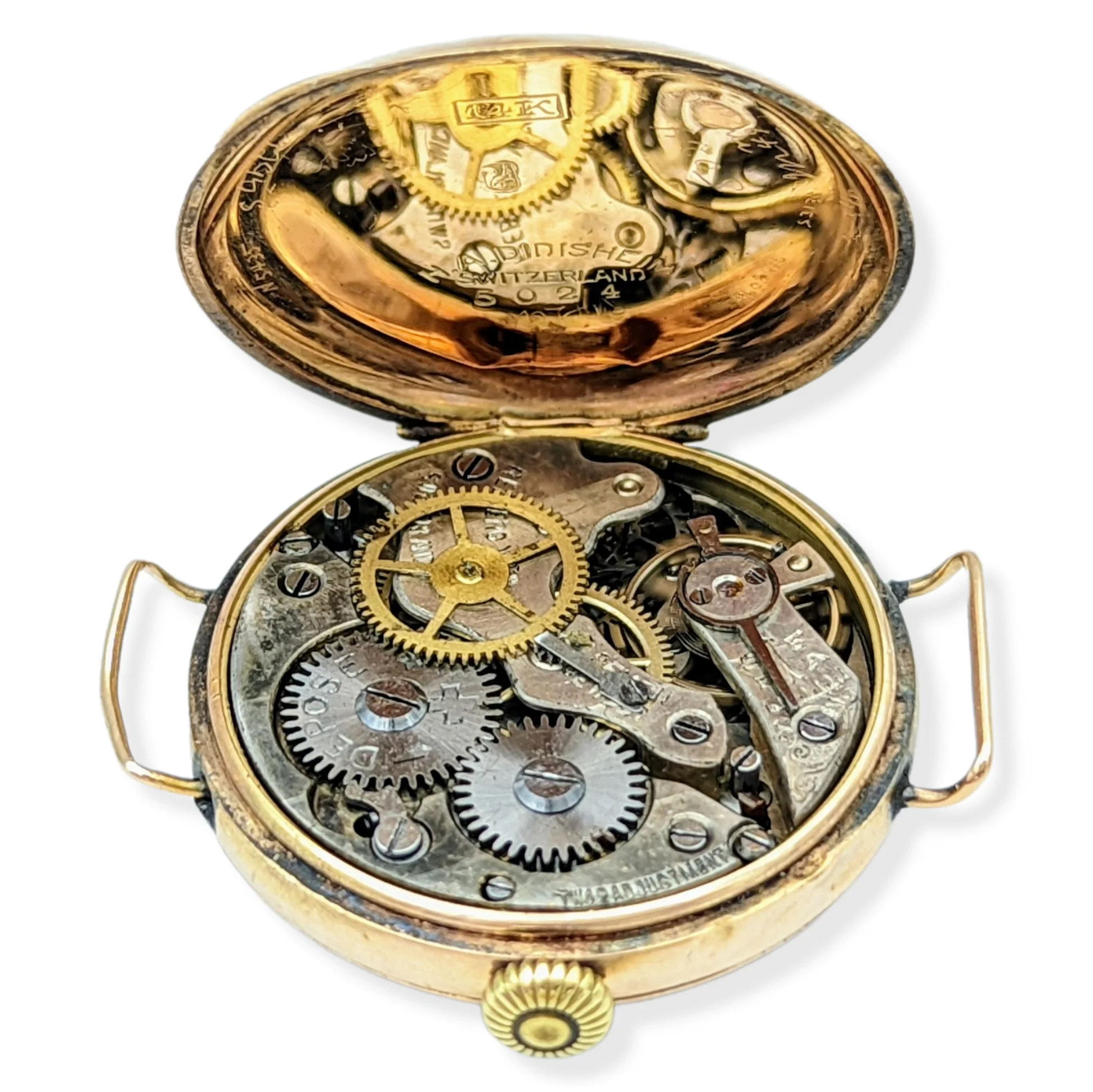 Lancet Red Cross Medical Wristwatch - WWI Trench Watch - REBBERG Movement 7 Jewels - Image 19